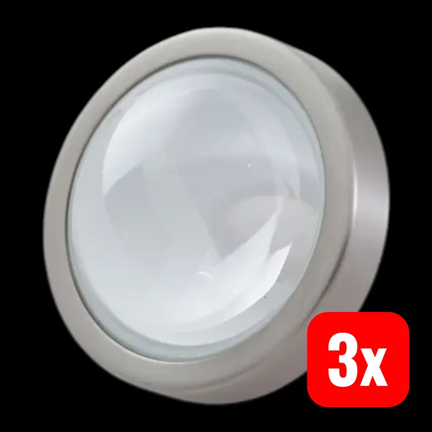 B-Ware Lindby Led Lampe Leuchtmittel Gx53 Warmweiß Nickel Reflektor Dimmbar 3 Stück
