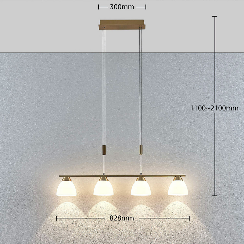B-Ware Lindby Led Pendelleuchte Wohnzimmerleuchte Deckenlampe Deckenlampe Deckenlicht
