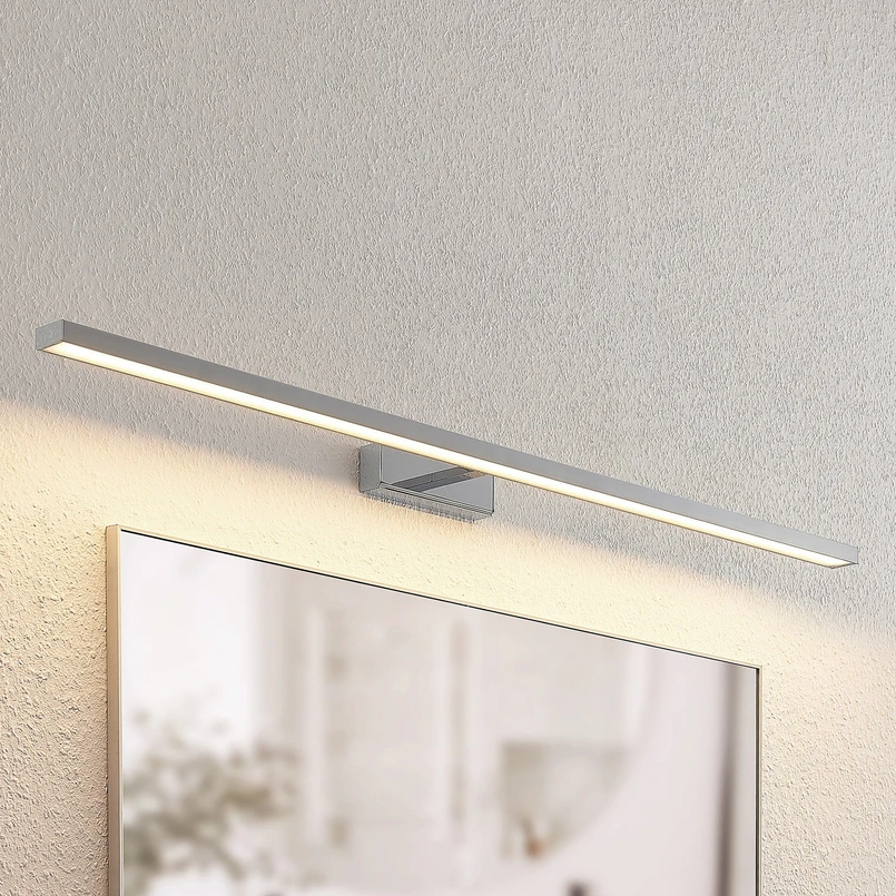 B-Ware Lindby Spiegelleuchte Badlampe Led Leuchte Jukka Chrom 120 Cm Ip44 Metall103