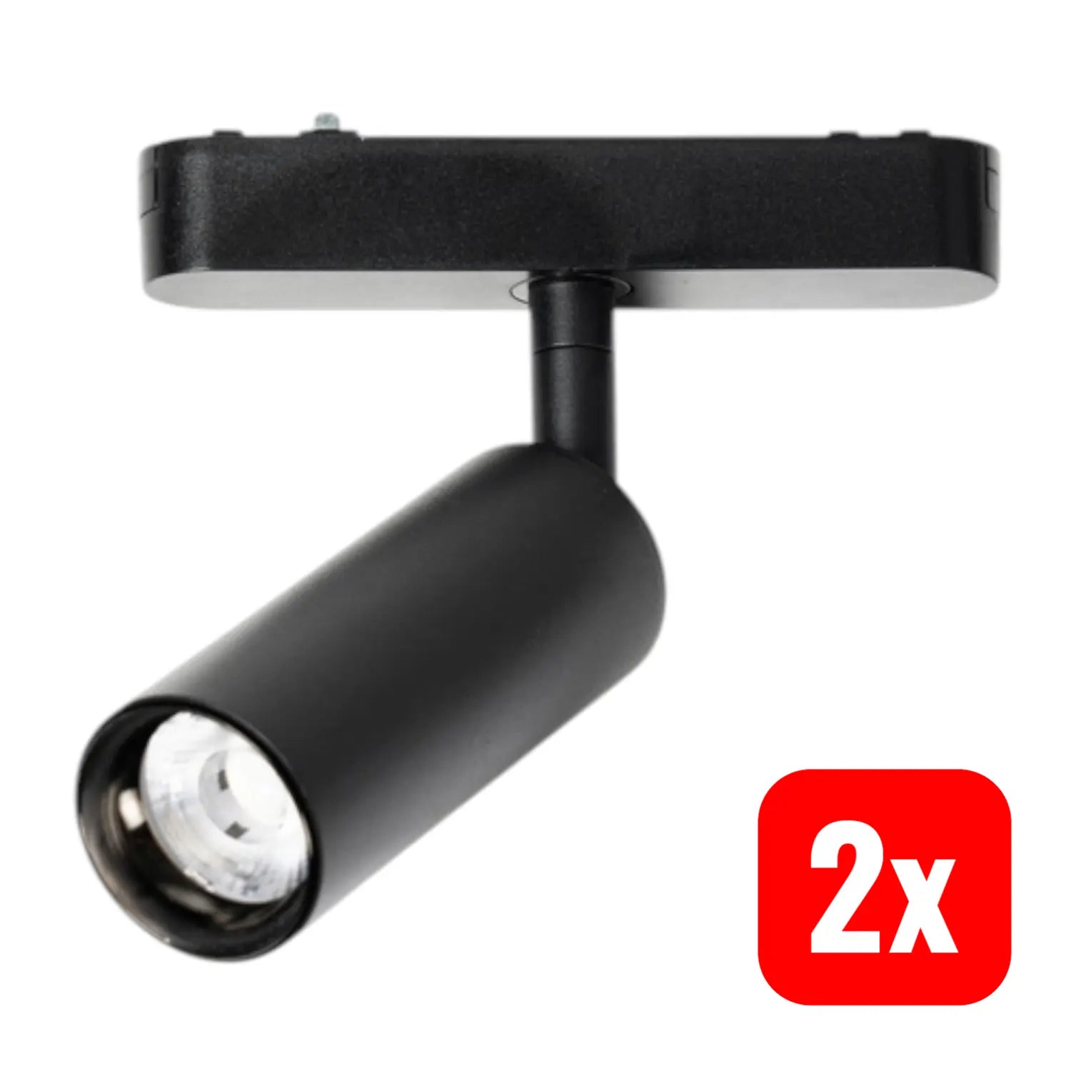 B-Ware Lindby Led Spot Strahler Lampe Lumaro Schwarz Aluminium 48 V Dimmbar 2 Stück