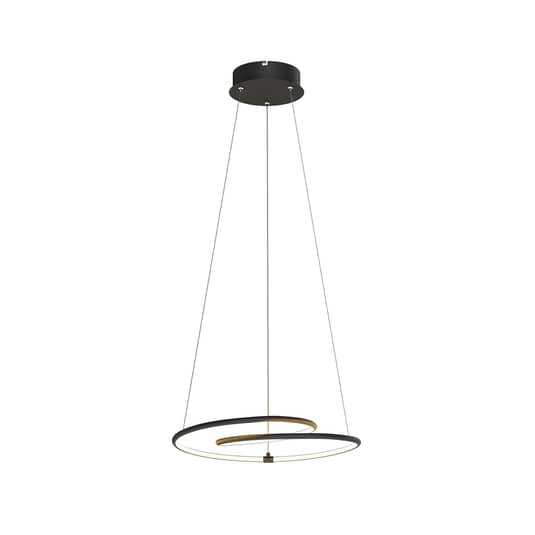 B-Ware Lindby Lucy Led Hängeleuchte Hängeleuchte Deckenlampe Deckenlampe Schwarz 45 Cm