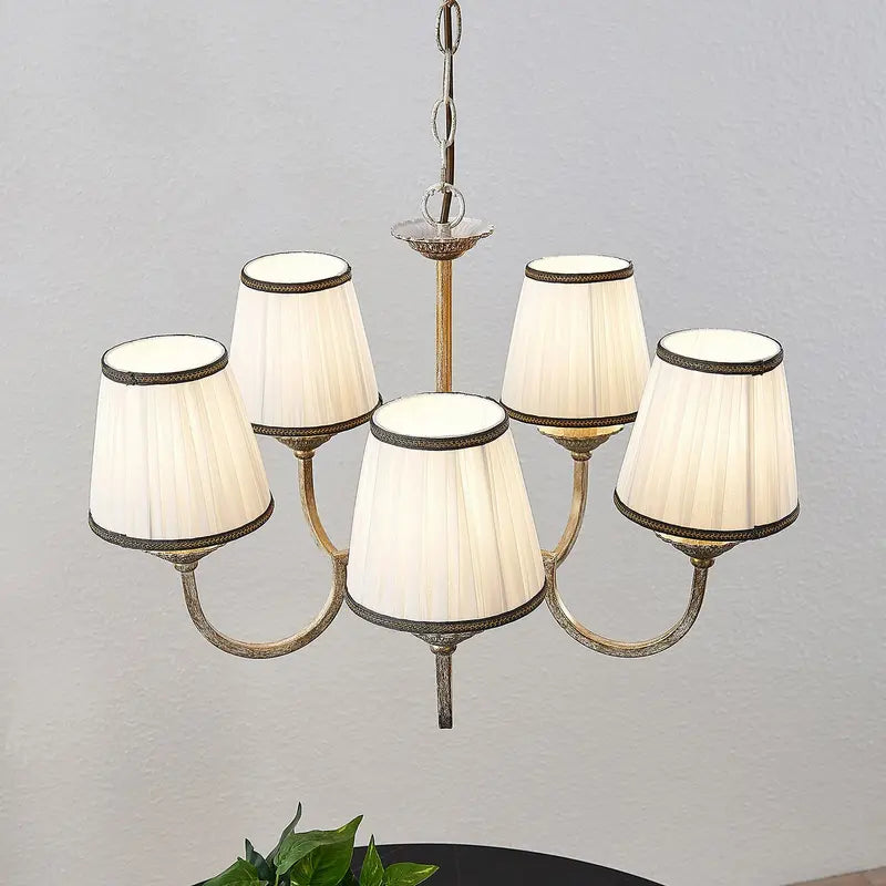 B-Ware Lindby Lumiel Kronleuchter Fünfflammig Lampe Leuchte Deckenleuchte Deckenlampe
