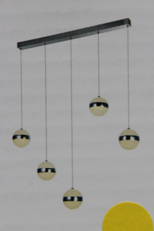 B-Ware Lindby Maryte Led Pendelleuchte Lampe Leuchte Pendelleuchte 40 W Ip20 Fünfflam306
