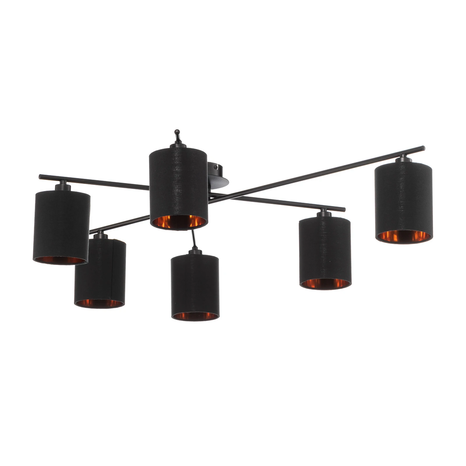 B-Ware Lindby Pellinora Deckenleuchte Schwarz Deckenlampe Lampe Leuchte Spot Licht