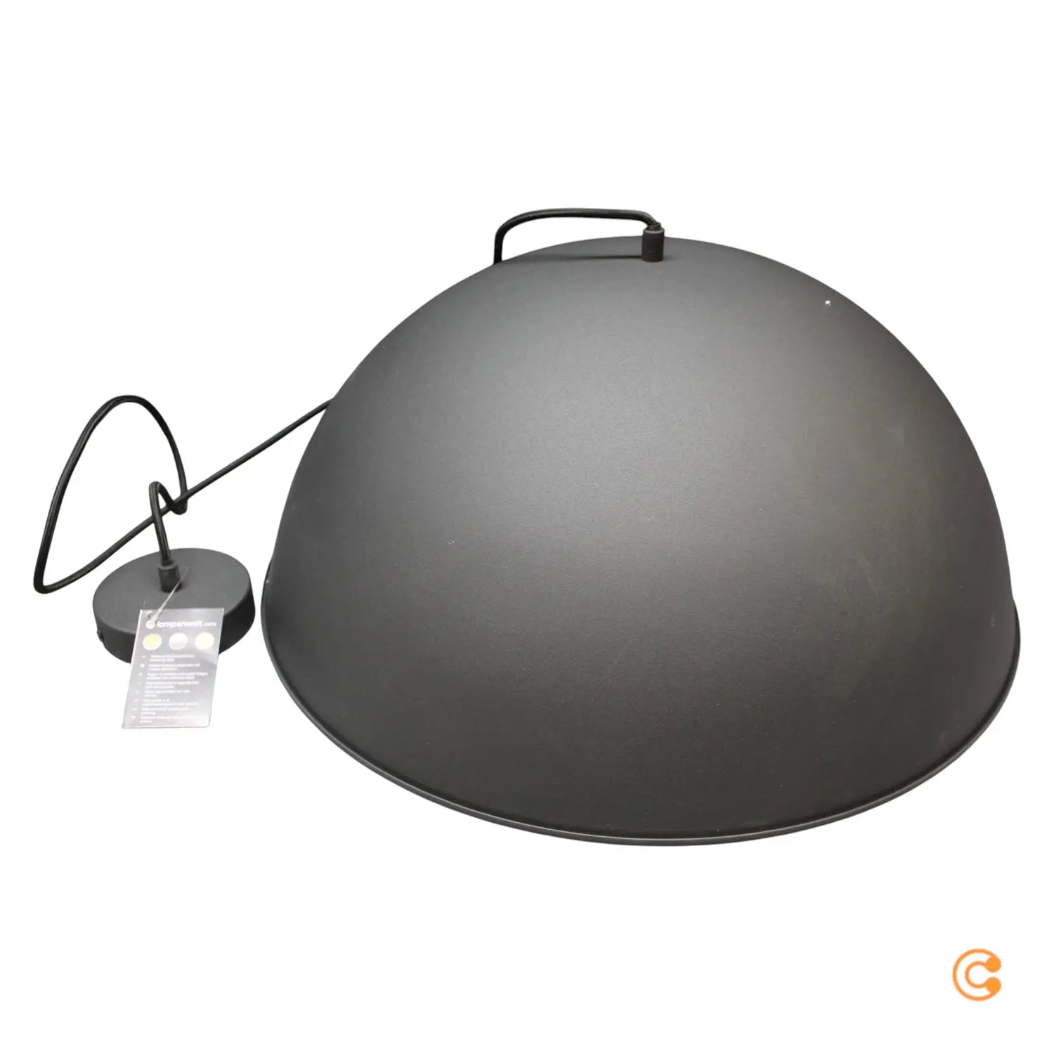 B-Ware Lindby Pendelleuchte Hängelampe E27 Led Bowl Schwarz Esszimmer Küche Wohnzimmer