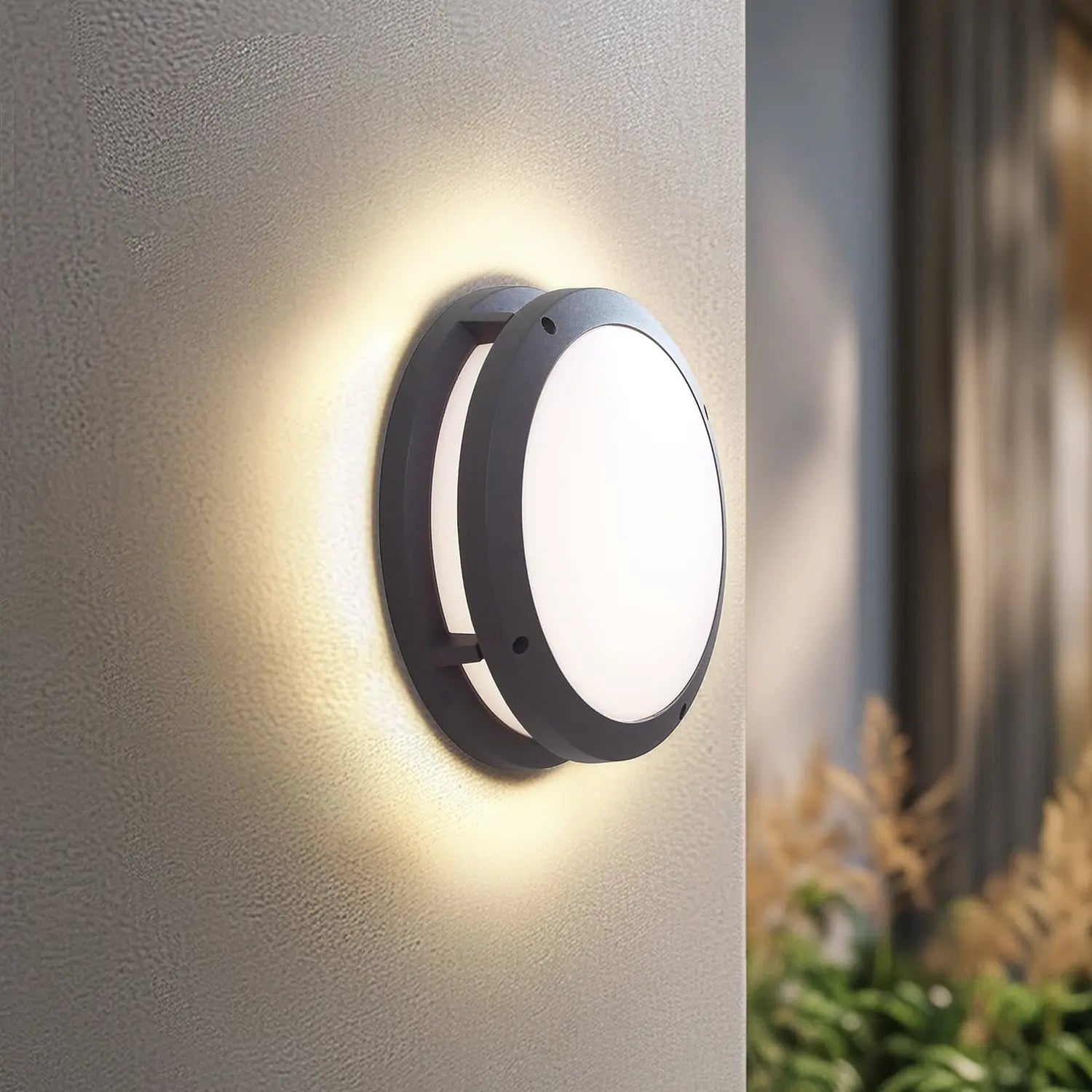 B-Ware Lindby Außenleuchte Wandlampe Led Smart Licht Liren Dunkelgrau Wlan Rgb Tuya