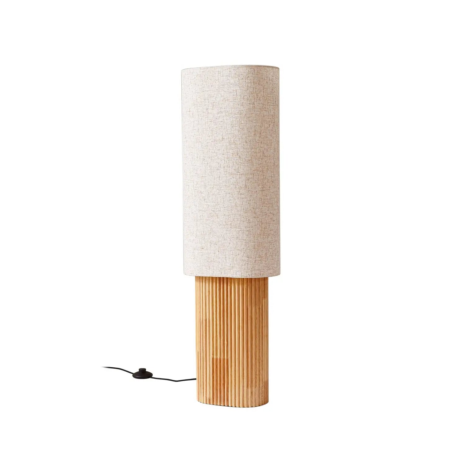 B-Ware Lindby Stehleuchte Lampe Kimiko Holz Textil E27 Höhe 100 Cm Stehlampe Leuchte298