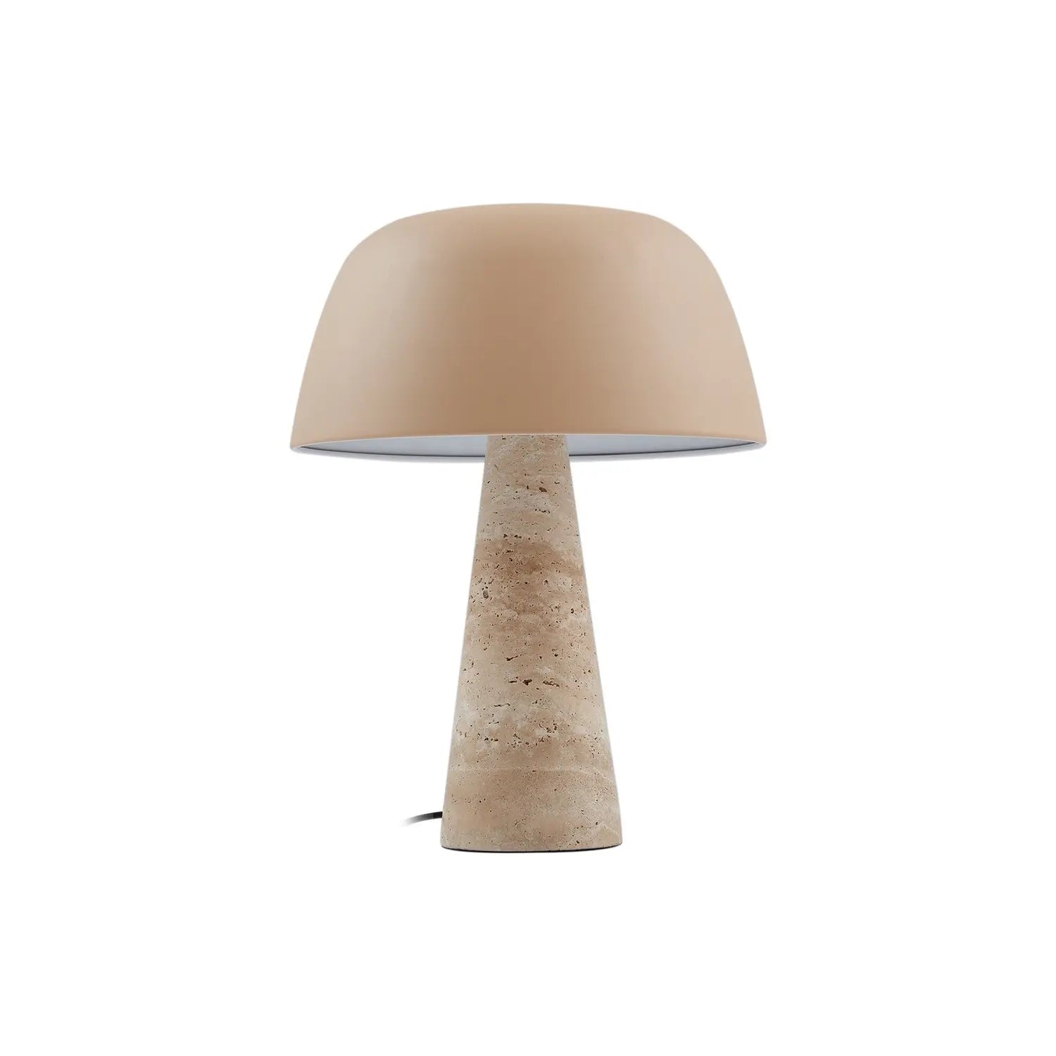 B-Ware Lindby Tischleuchte Lampe Magritt Tischlampe Dekoleuchte Beige Metall Stein 41cm