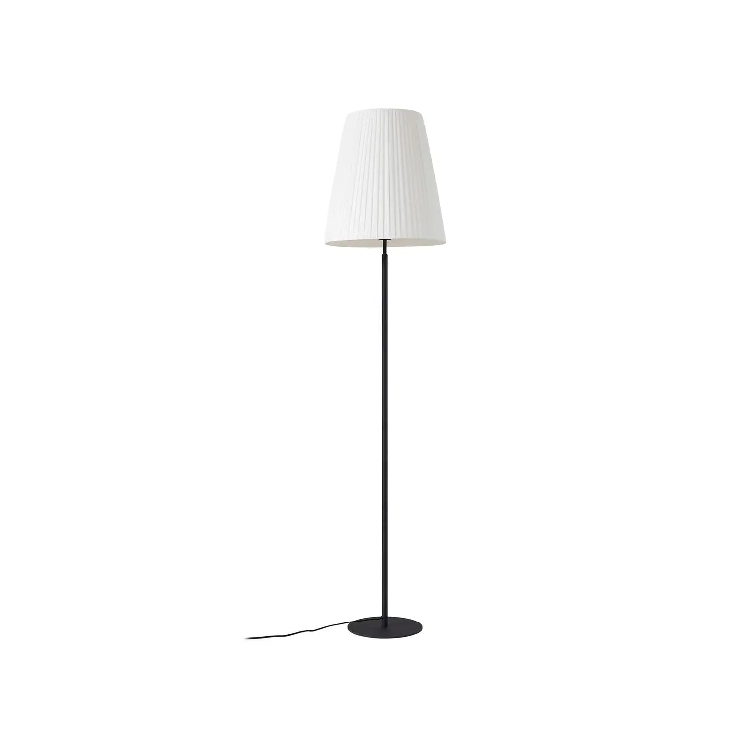 B-Ware Lindby Stehleuchte Virelle Standleuchte Stehlampe Textil H170cm Schwarz Weiß651