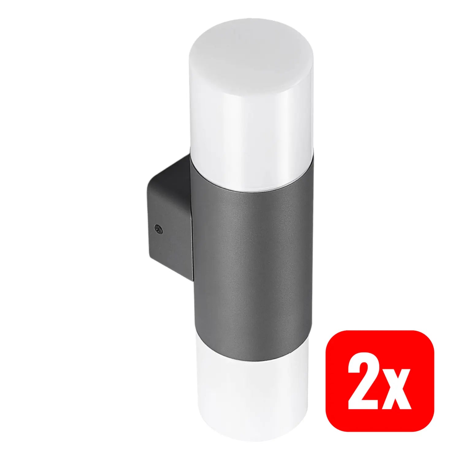 B-Ware Lindby Wandleuchte Außen Tabyn Spritzwassergeschützt E27 Led Schwarz 2 Stück