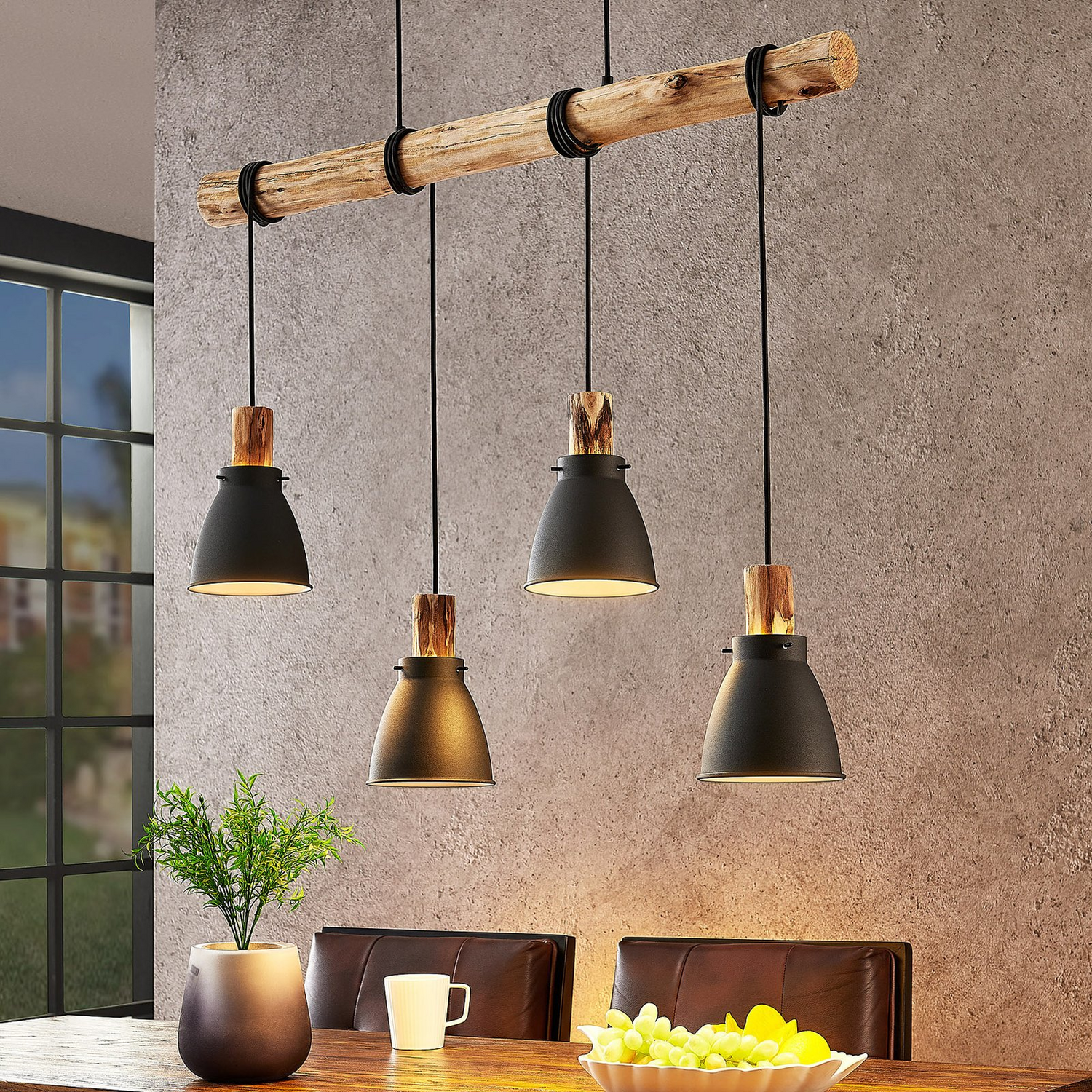 B-Ware Lindby Trebale Pendelleuchte Hängeleuchte Hängelampe Lampe 4 Flammig Siehe Text
