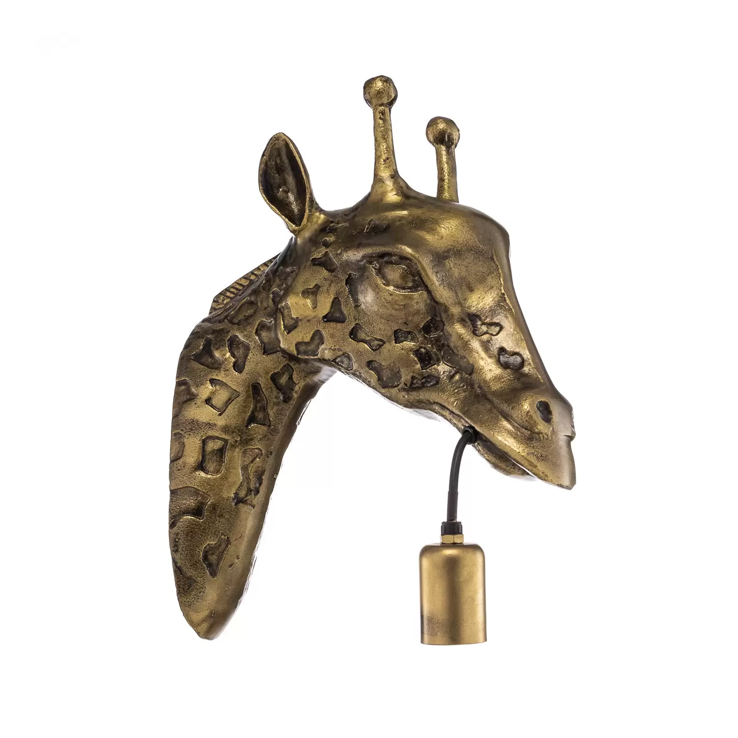 B-Ware Lindby Wandleuchte Nirvathia Giraffe Messingfarben Metall Wandlampe Lampe Spot