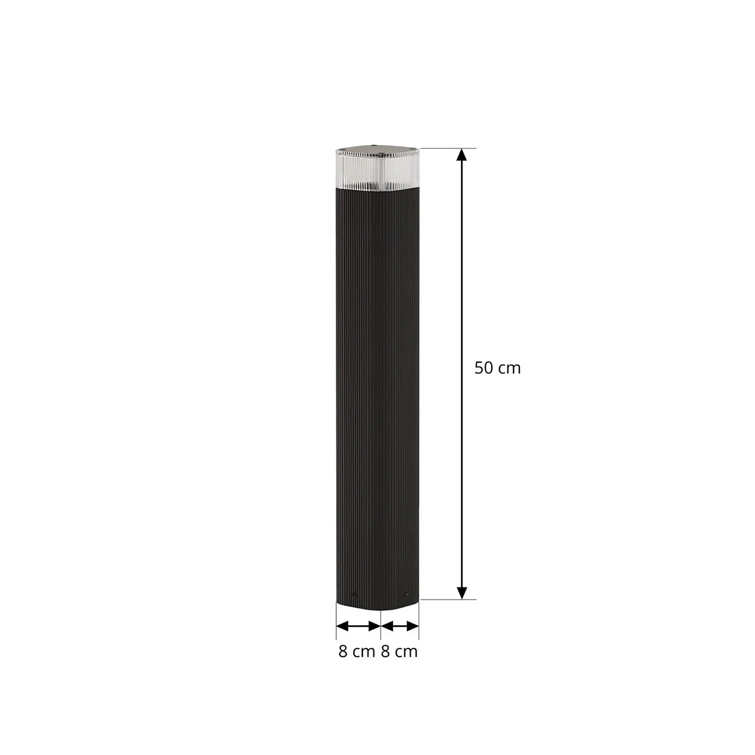 B-Ware Lindby Wegeleuchte Außenlampe Halvar Standleuchte Schwarz Ip65 50 Cm Gu10