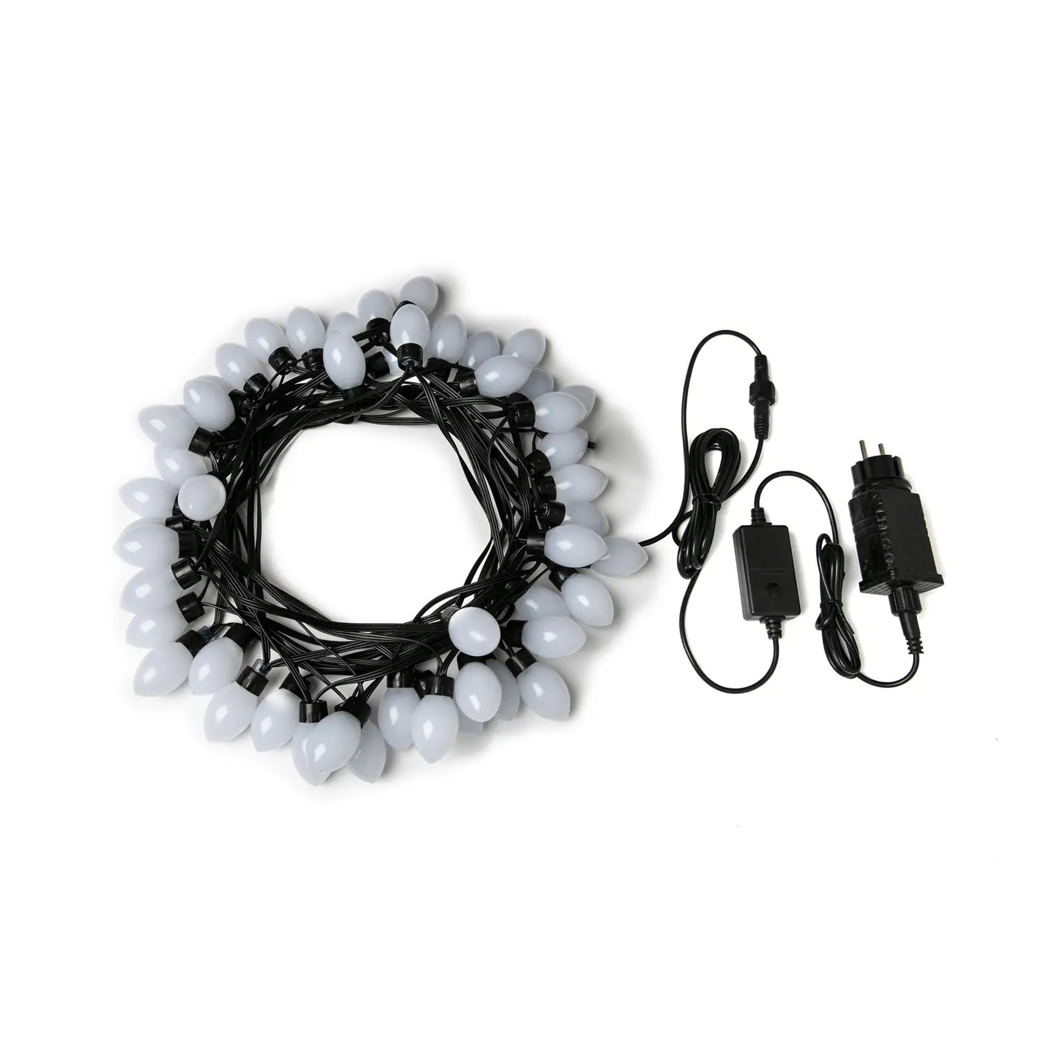 B-Ware :Lite Bulb Moments Lichterkette Lichtergirlande Schwarz Kunststoff 50x Oval 10m