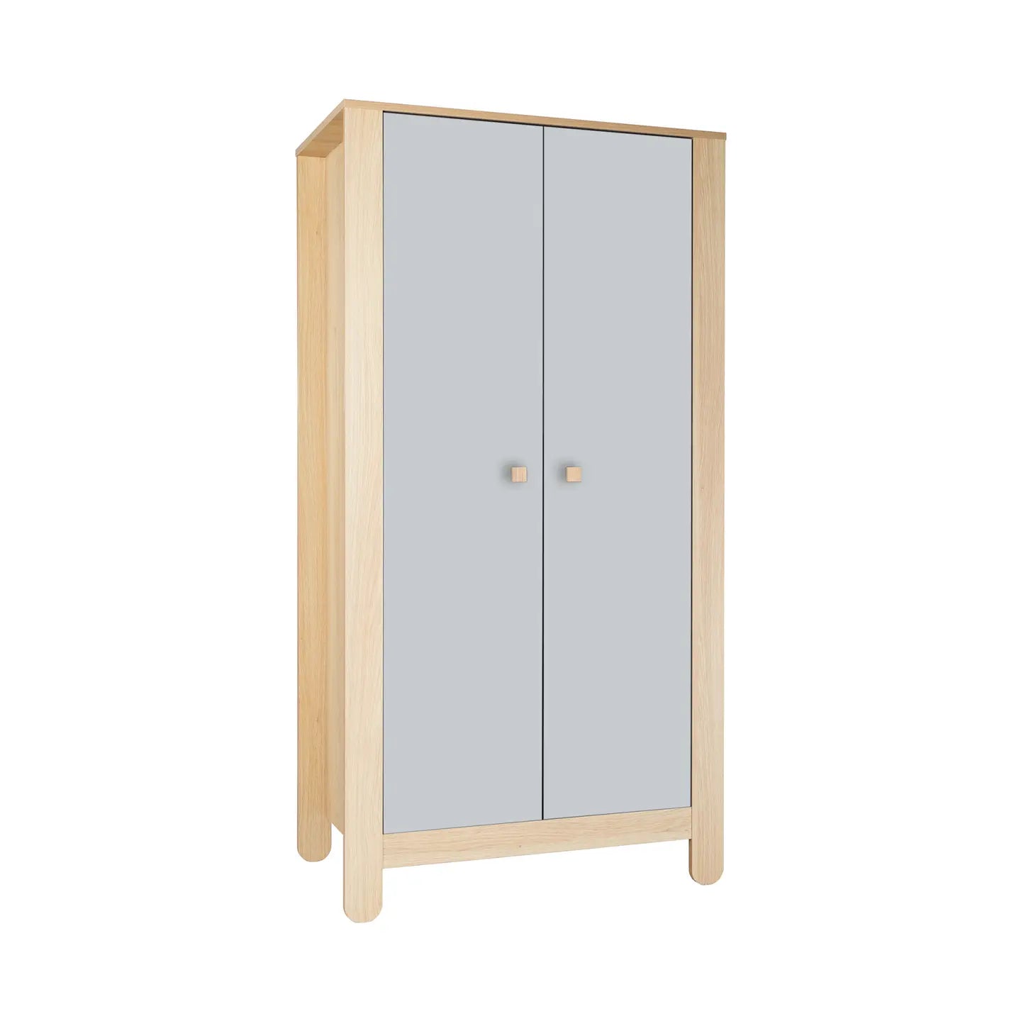 B-Ware Little One Kleiderschrank Schrank Cozy Room Kinderzimmer Lichtgrau Nagano Eiche