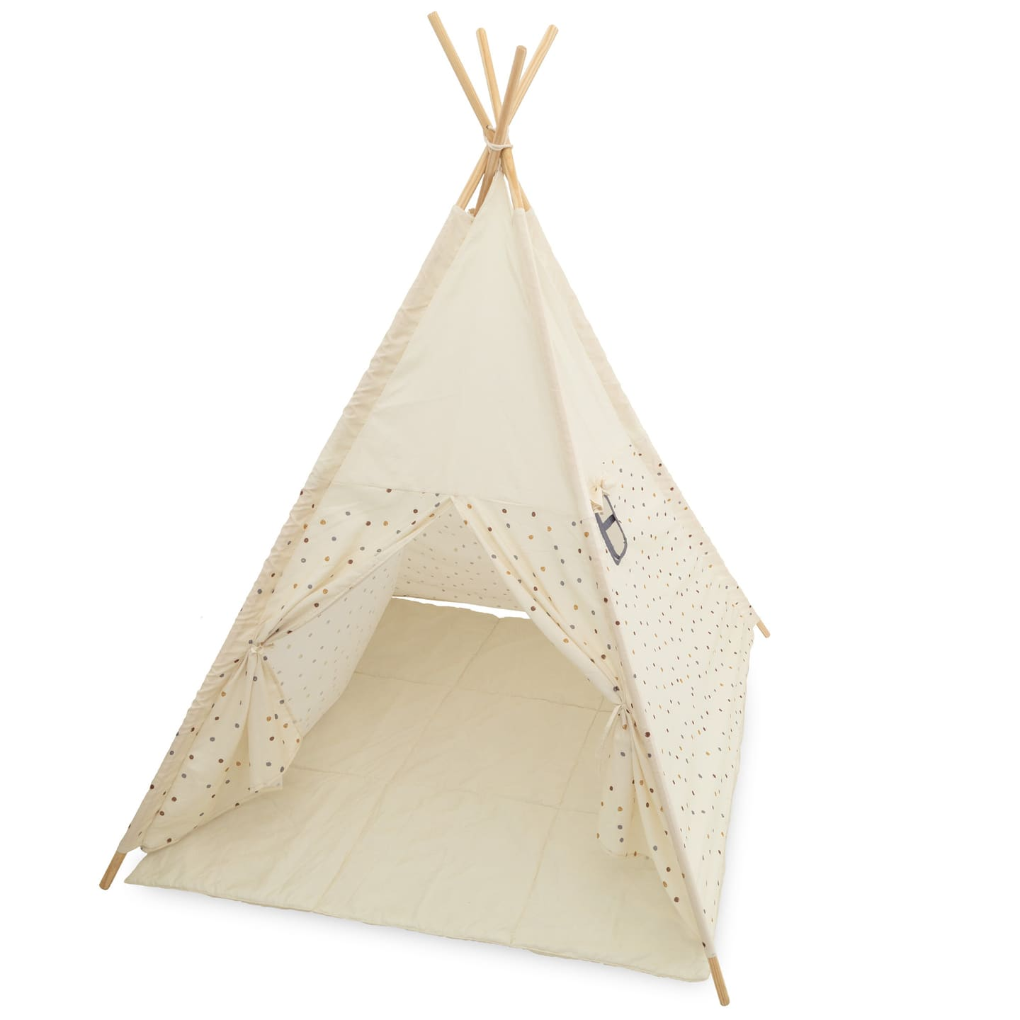 B-Ware Little One Tipi Spielzelt Mit Tasche Spielzelt Zelt Mit Weicher Unterlage Spiel