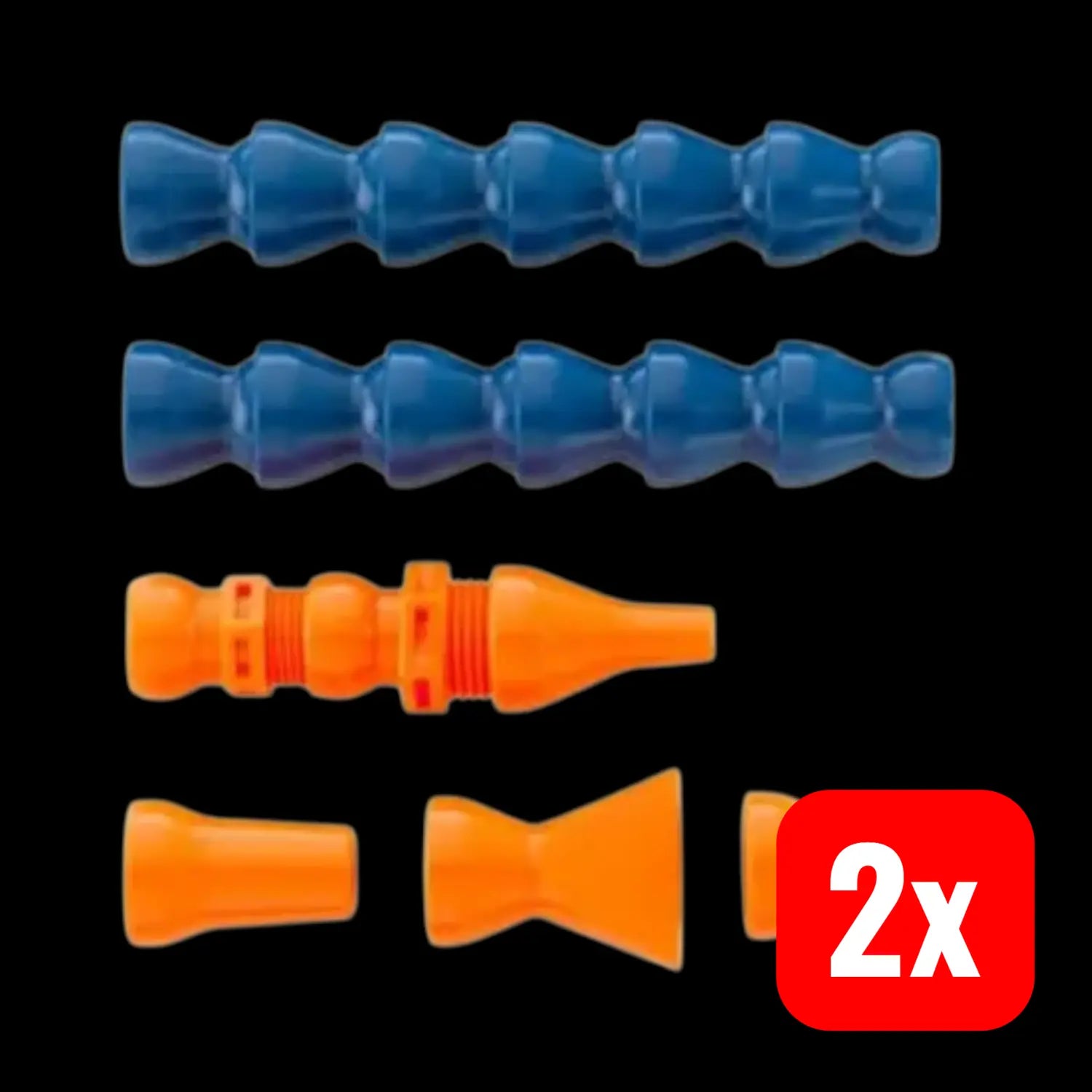 B-Ware Loc Line Kühlmittelschlauch Set Leitungssystem 8 Teilig Maschinen Gr 1/2″ 2 Sets