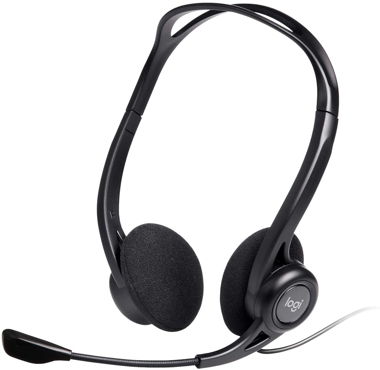 B-Ware Logitech Headset H960 Kopfhörer Usb Mikrofon Schwarz Computer Konferenz 4 Stück