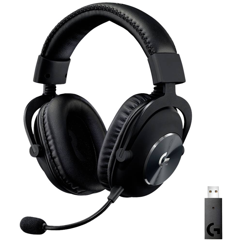B-Ware Logitech Gaming Pro X Gaming On Ear Headset Funk 7.1 Surround Gaming Schwarz