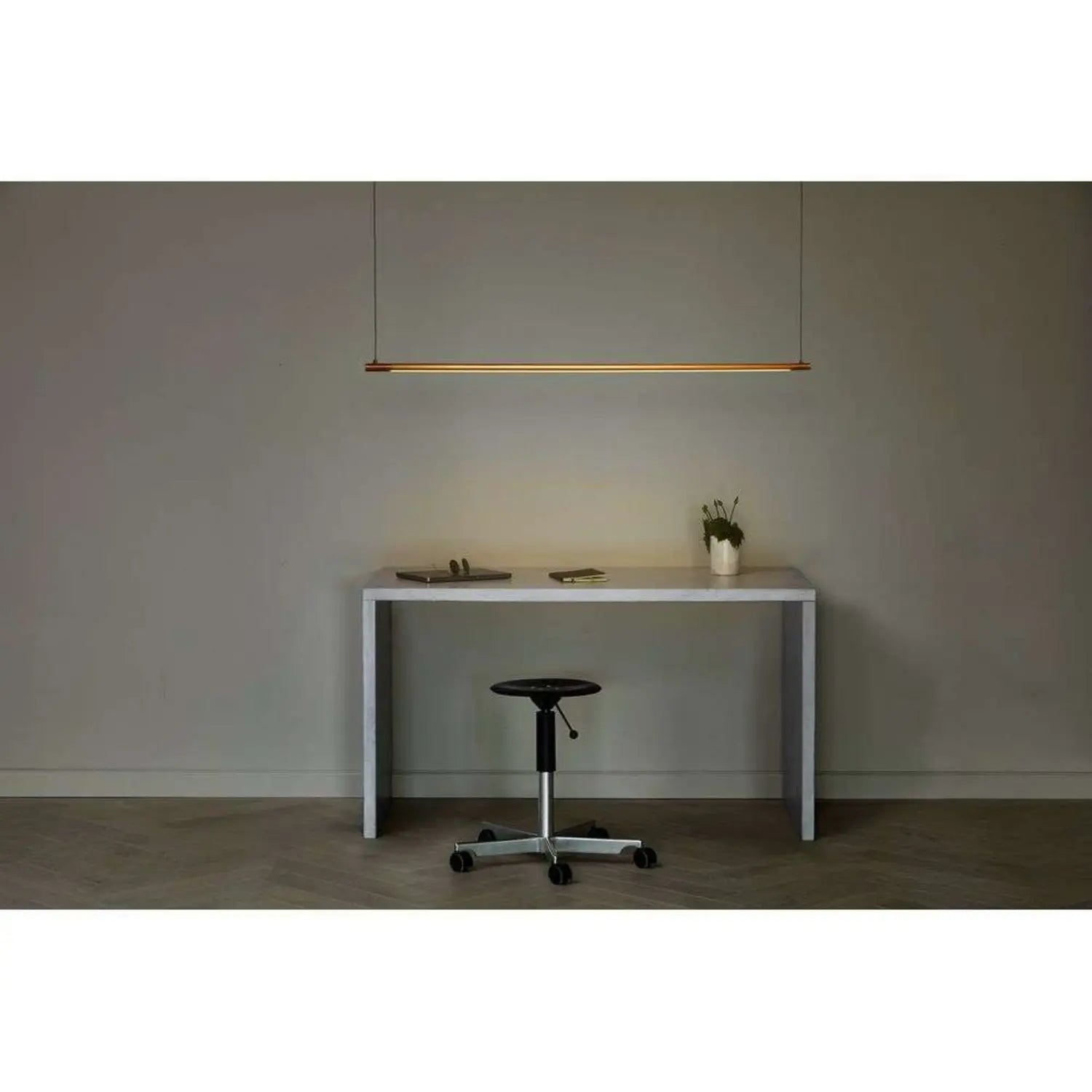 B-Ware Pendelleuchte Hängelampe Loom Design Leuchten Gold Aluminium Straw 200439