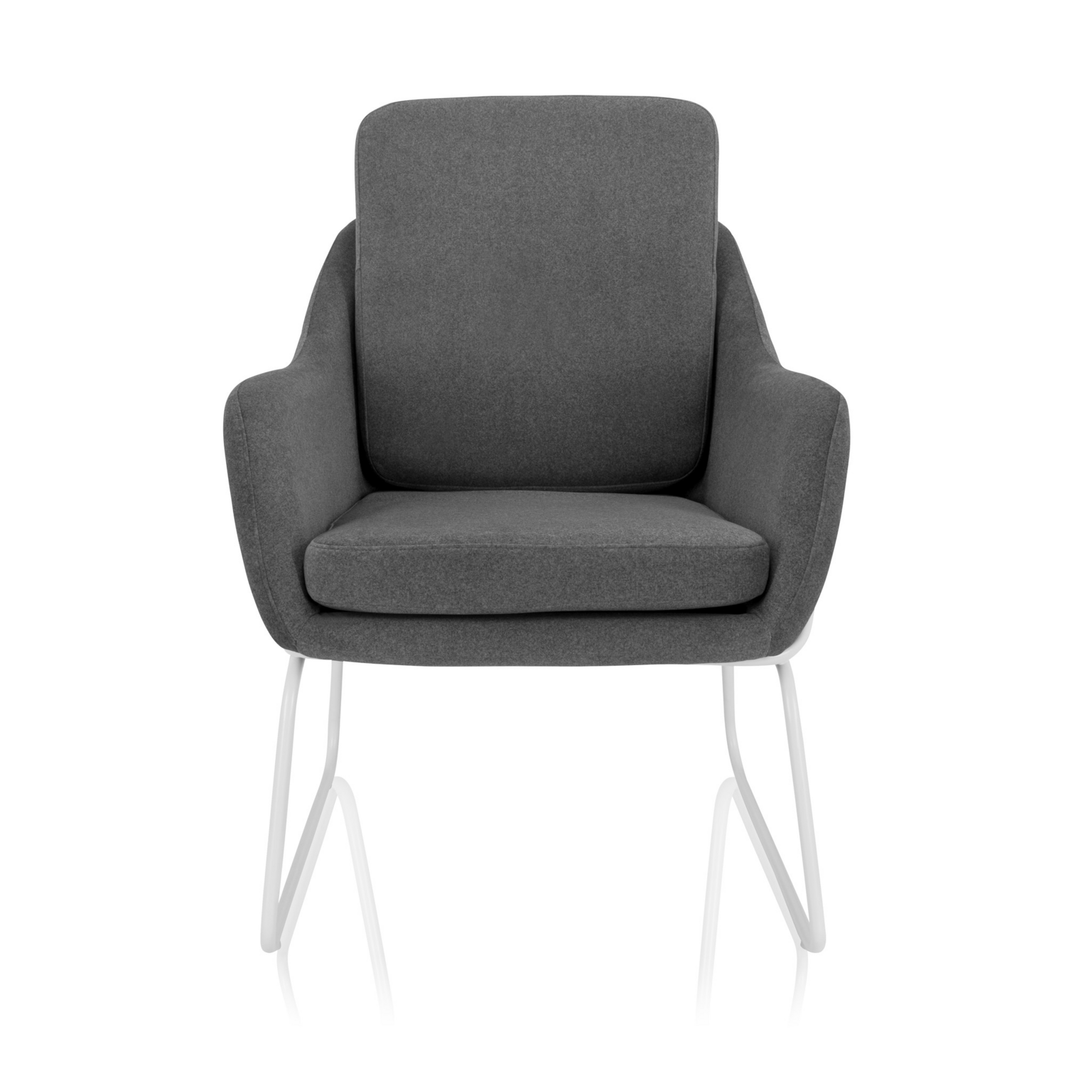 Hjh Office Loungesessel Relaxsessel Sessel Laguno W Stoff Dunkelgrau 1 Sitzer B-Ware