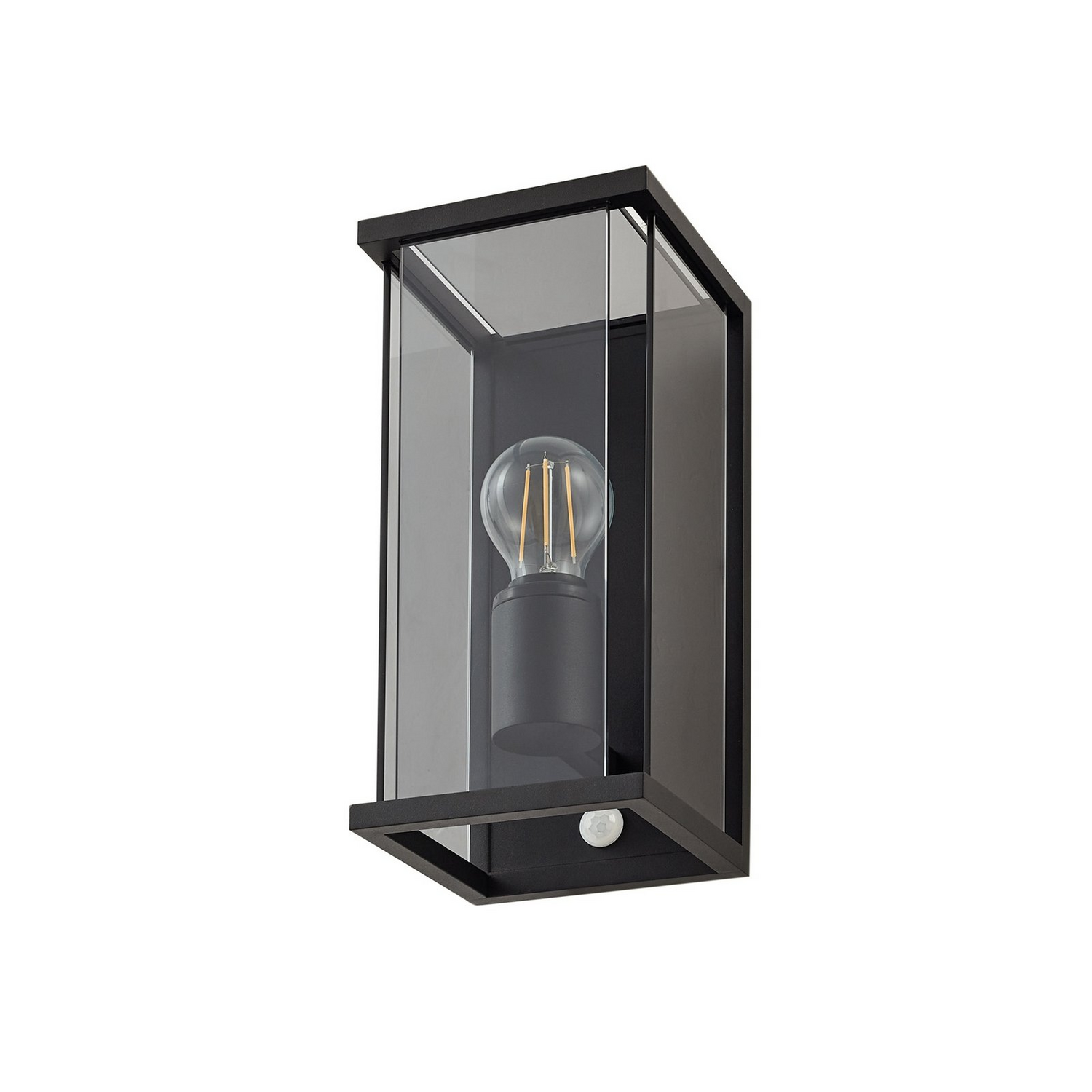 B-Ware Lucande Außenwandleuchte Wandlampe Außenlampe Rauchgrau Sensor Ip54 E27