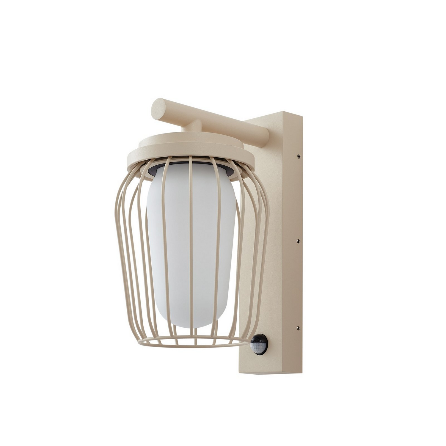 B-Ware Lucande Außenwandleuchte Wandlampe Sensorleuchte Beige Bewegungsmelder Ip44 30cm