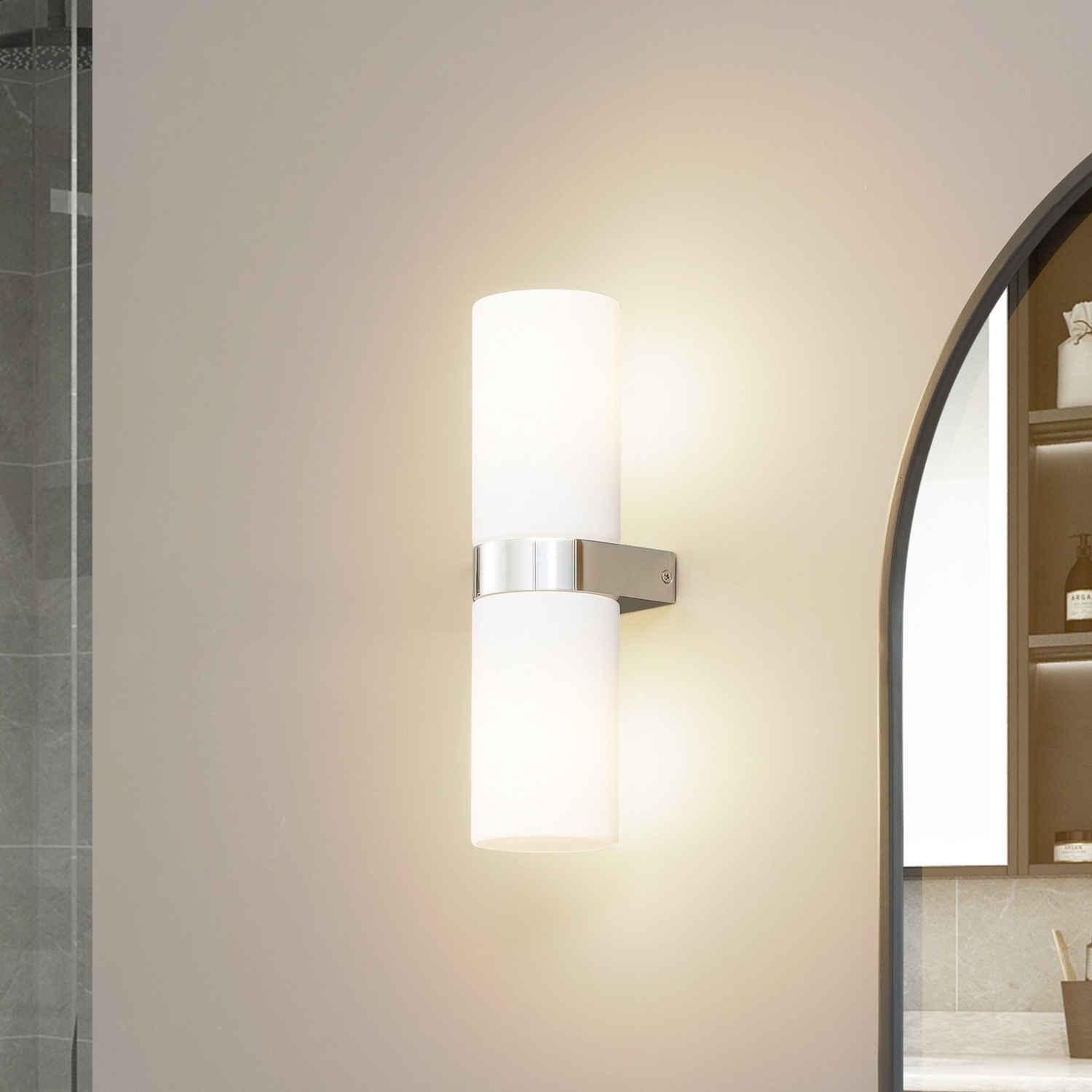 B-Ware Lucande Basolo Bad Wandleuchte Wandlampe Leuchte Lampe Wandbeleuchtung