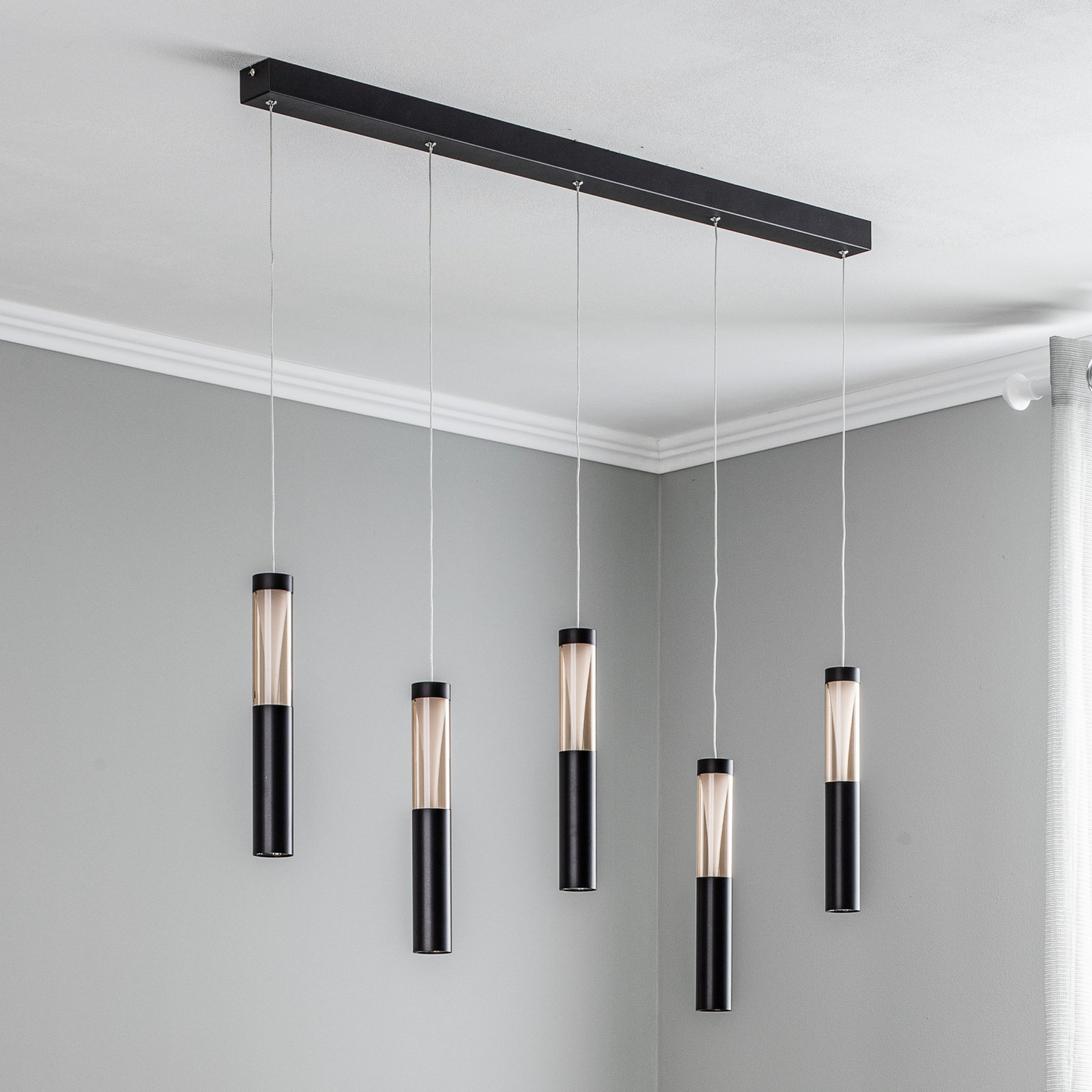 B-Ware Lucande Danson Led Pendelleuchte Hängelampe Led Lampe Esstisch Höhenverstellbar
