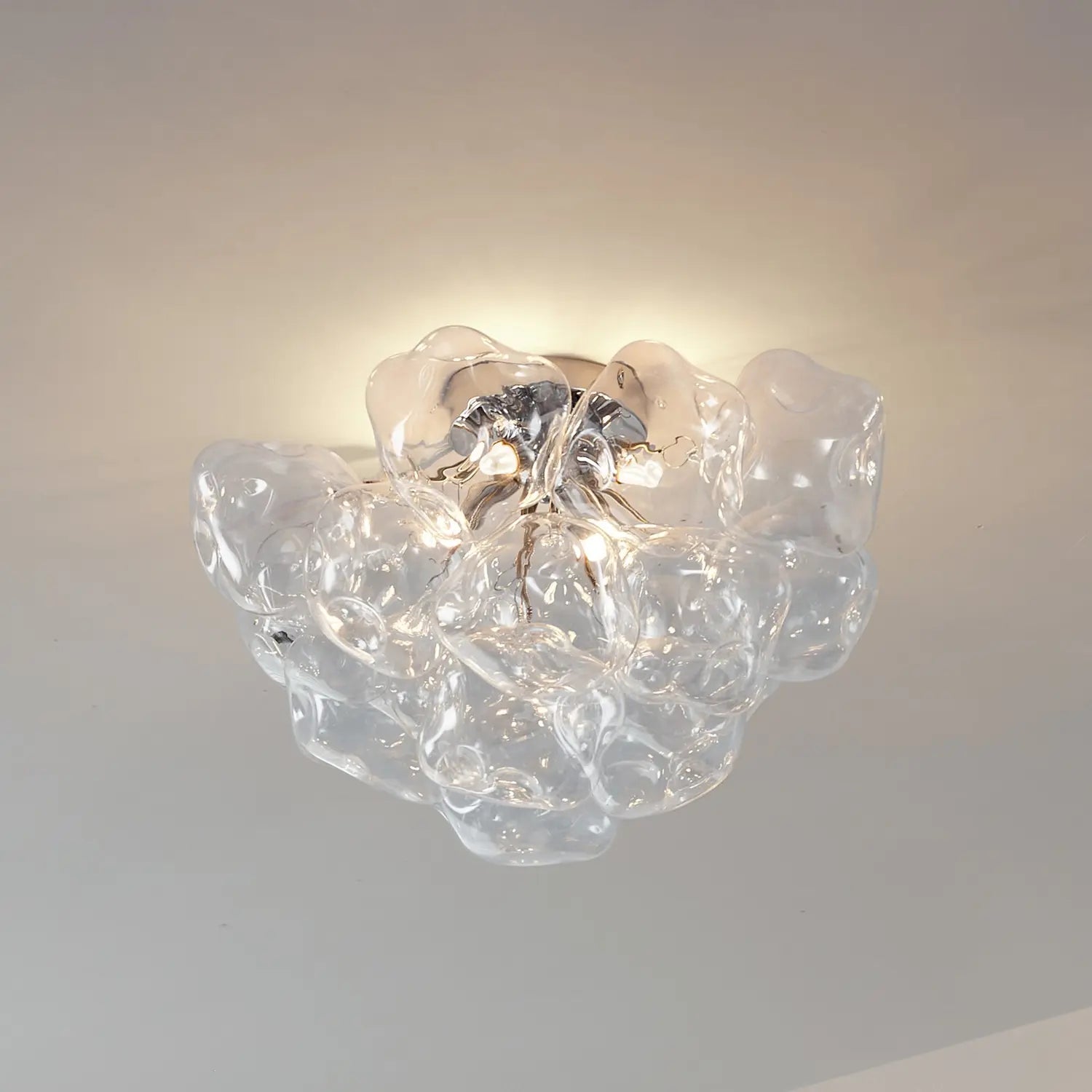 B-Ware Lucande Deckenleuchte Lampe Diborah Klar Glas ø 49 Cm G9 Siehe Text/Foto