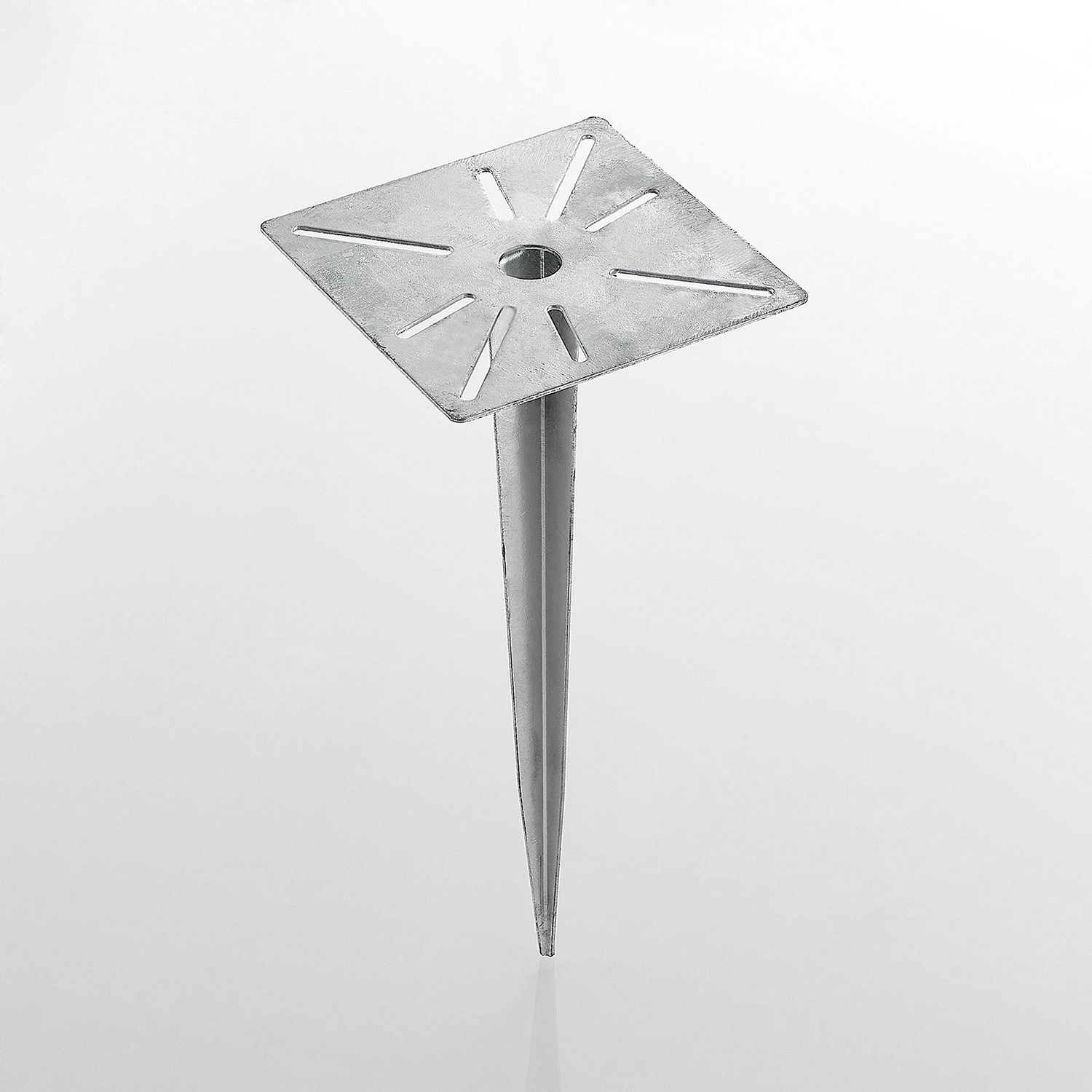 B-Ware Lucande Cadis Erdspieß Erdanker Erdbefestigung Für Gartenlampen Stahl Silber936