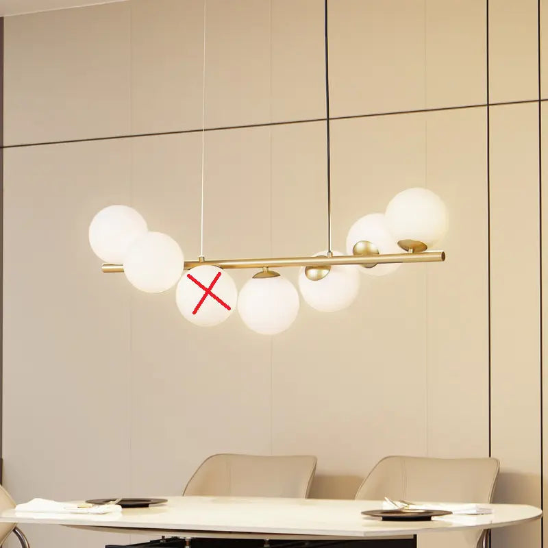 B-Ware Lucande Hängeleuchte Isandro Gold Opal Deckenlampe Deckenleuchte Siehe Text/Foto