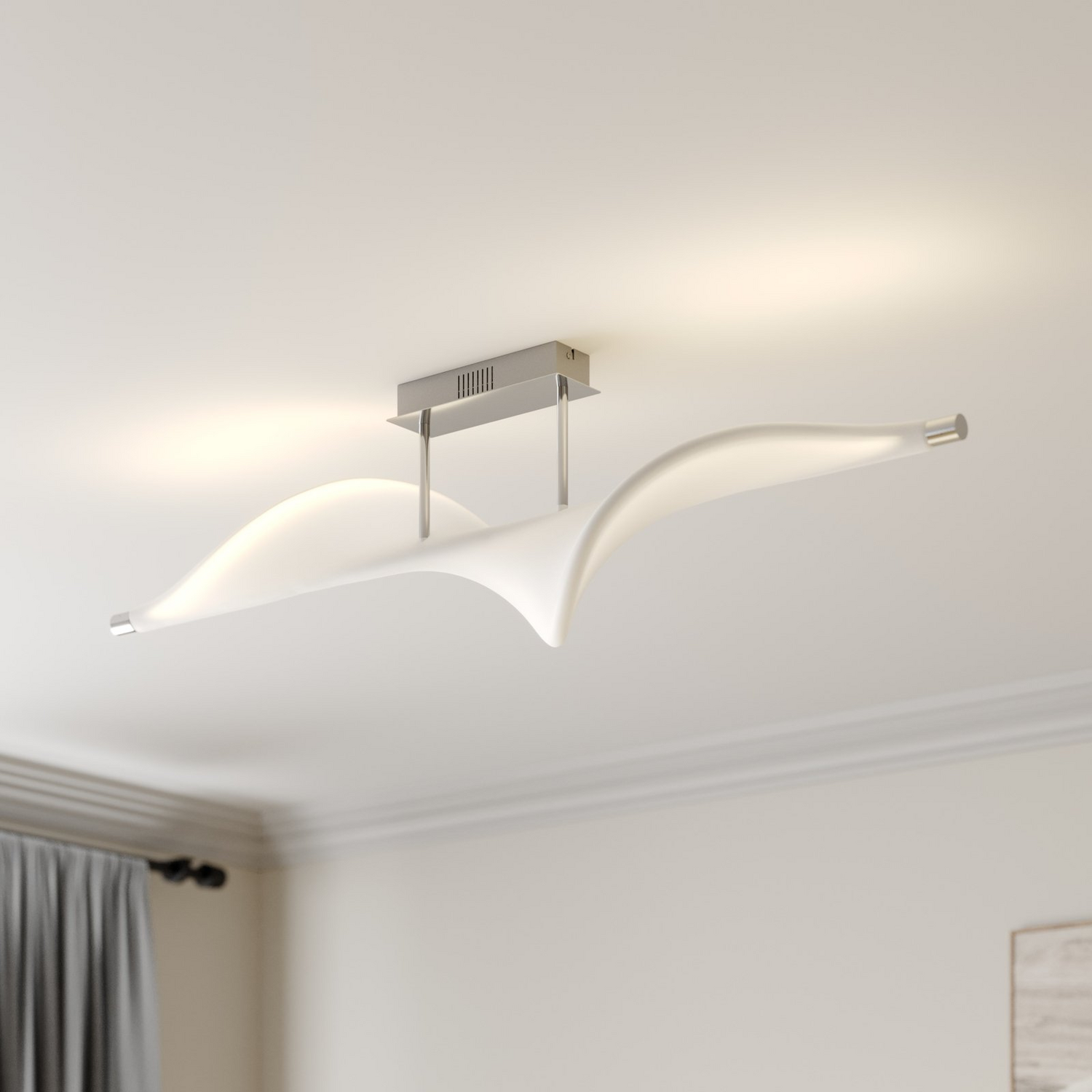 B-Ware Lucande Edano Led Deckenlampe Dimmbar Deckenlampe Deckenlicht Siehe Text/Foto