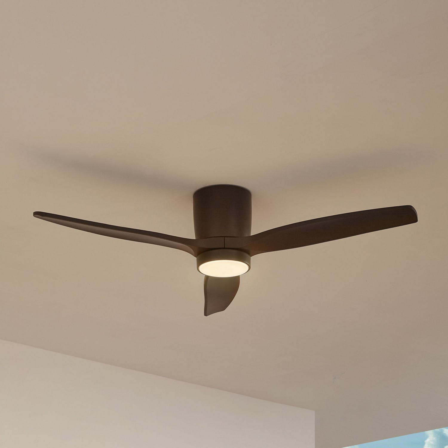 B-Ware Lucande Led Deckenventilator Ventilator Sorin Schwarz Ip44 Dc Leise Beleuchtung