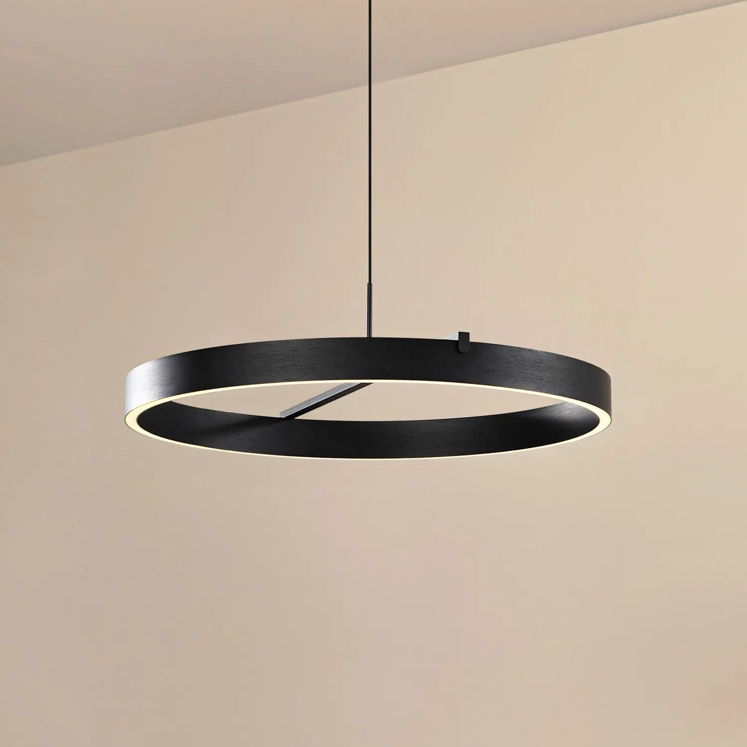 B-Ware Lucande Led Hängelampe Pendelleuchte Rovan Schwarz Dimmbar Cct 60 Cm ø360