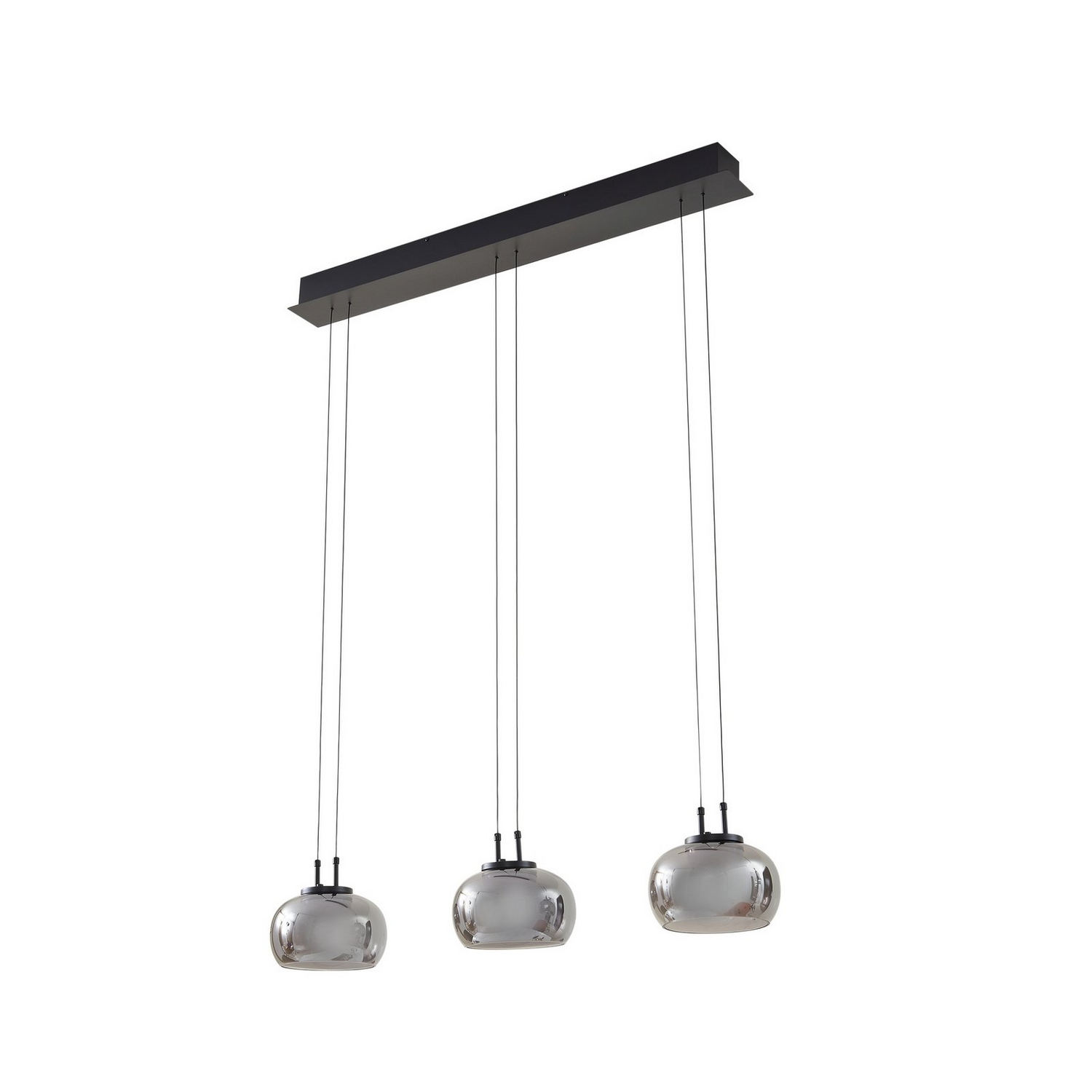 Lucande Led Hängeleuchte Pendellampe Lampe Rauchgrau Glas Höhenverstellbar B-Ware