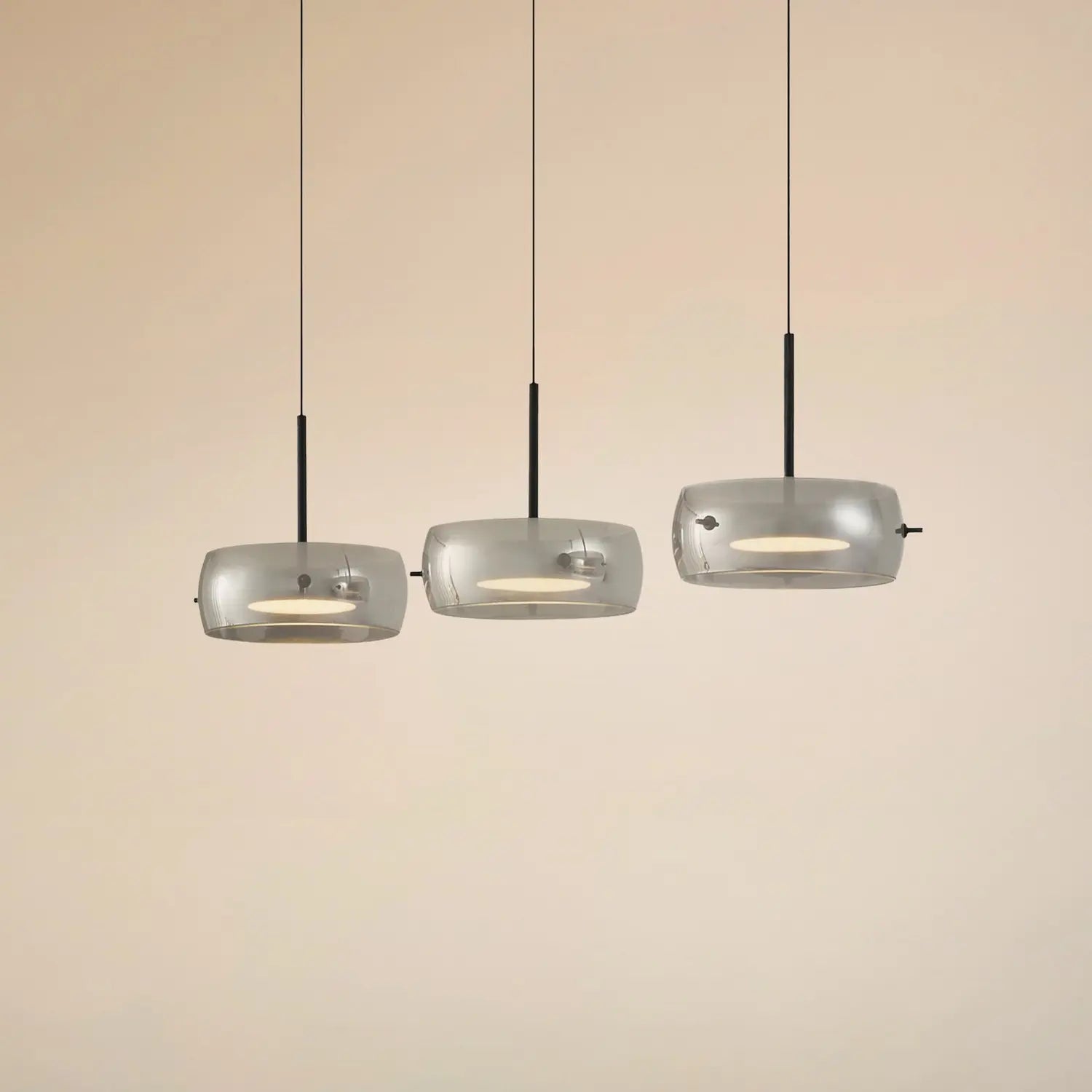 B-Ware Lucande Led Hängeleuchte Pendelleuchte Martis Schwarz 3flg Stepdim Beleuchtung