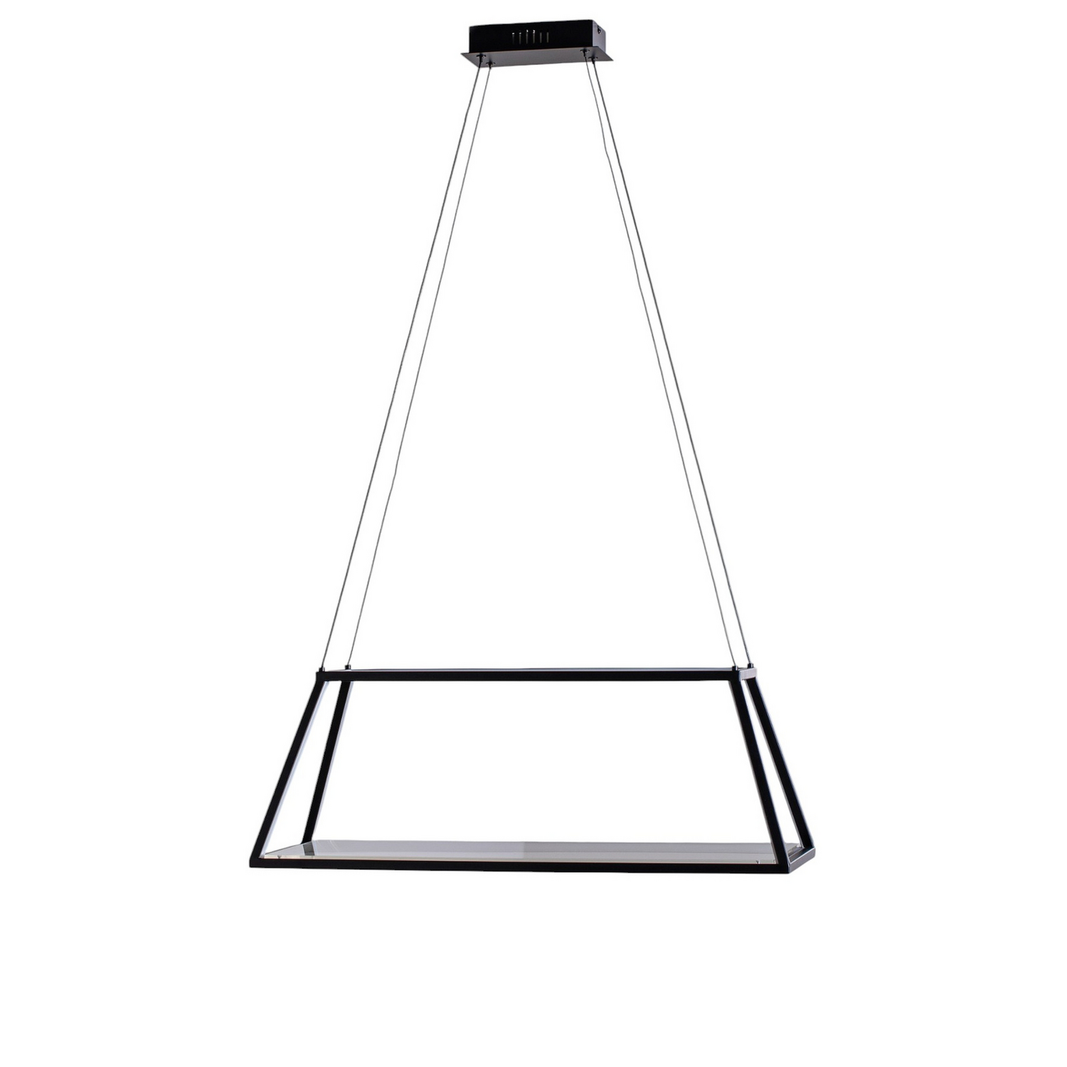 Lucande Led Hängeleuchte Pendelleuchte Mensola Deckenlampe Schwarz Alu 75cm B-Ware