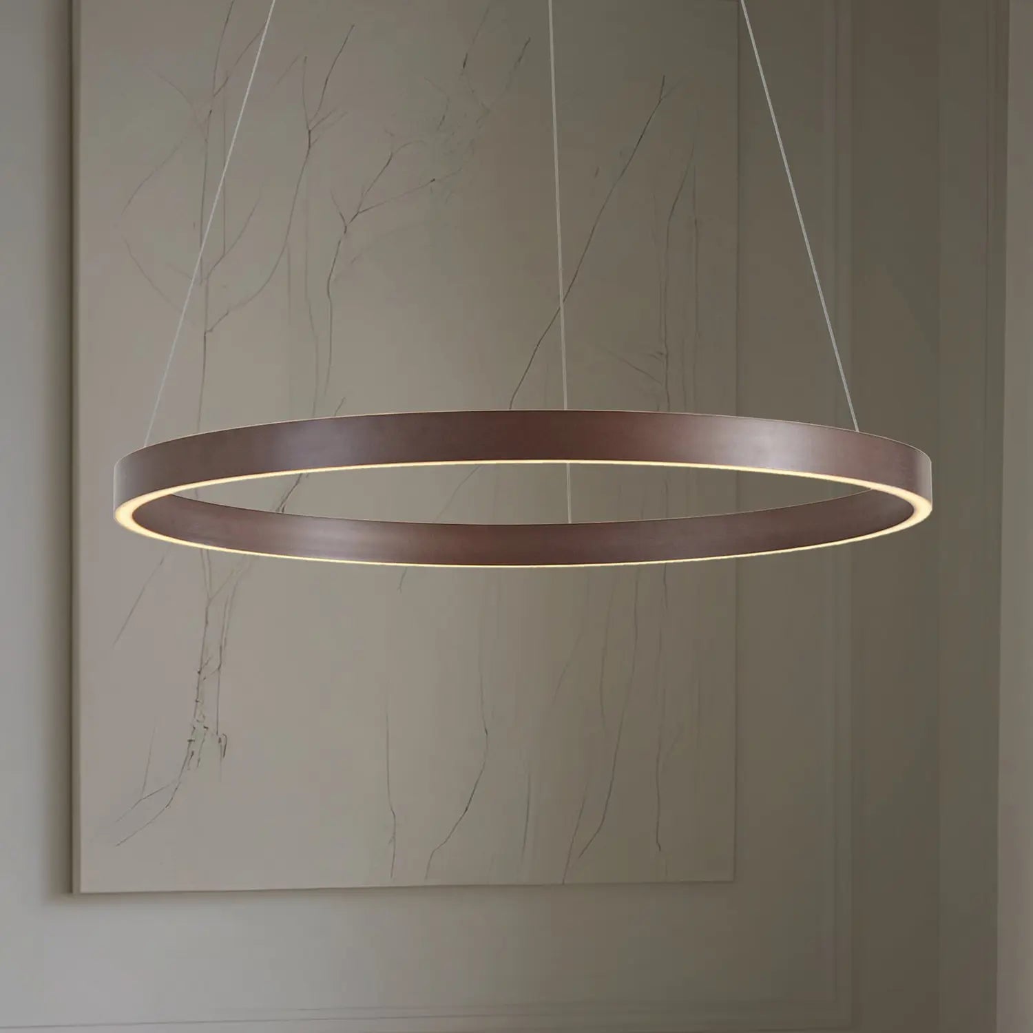 B-Ware Lucande Led Hängeleuchte Pendelleuchte Yonam Lampe Braun Cct 80 Cm 1 Flg266