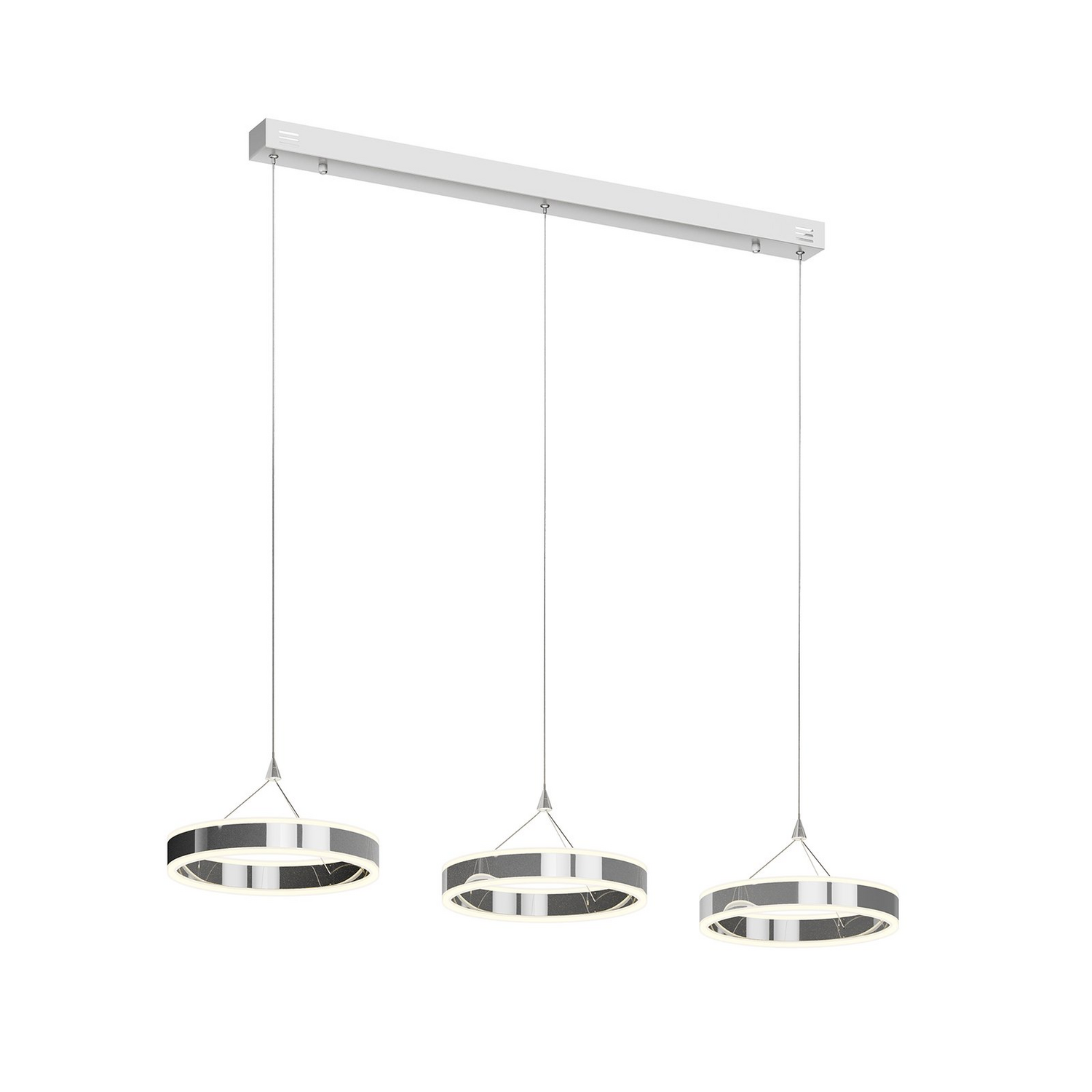B-Ware Lucande Led Pendelleuchte Lyani 3 Ringe Deckenlampe Hängeleuchte Lampe Leuch46