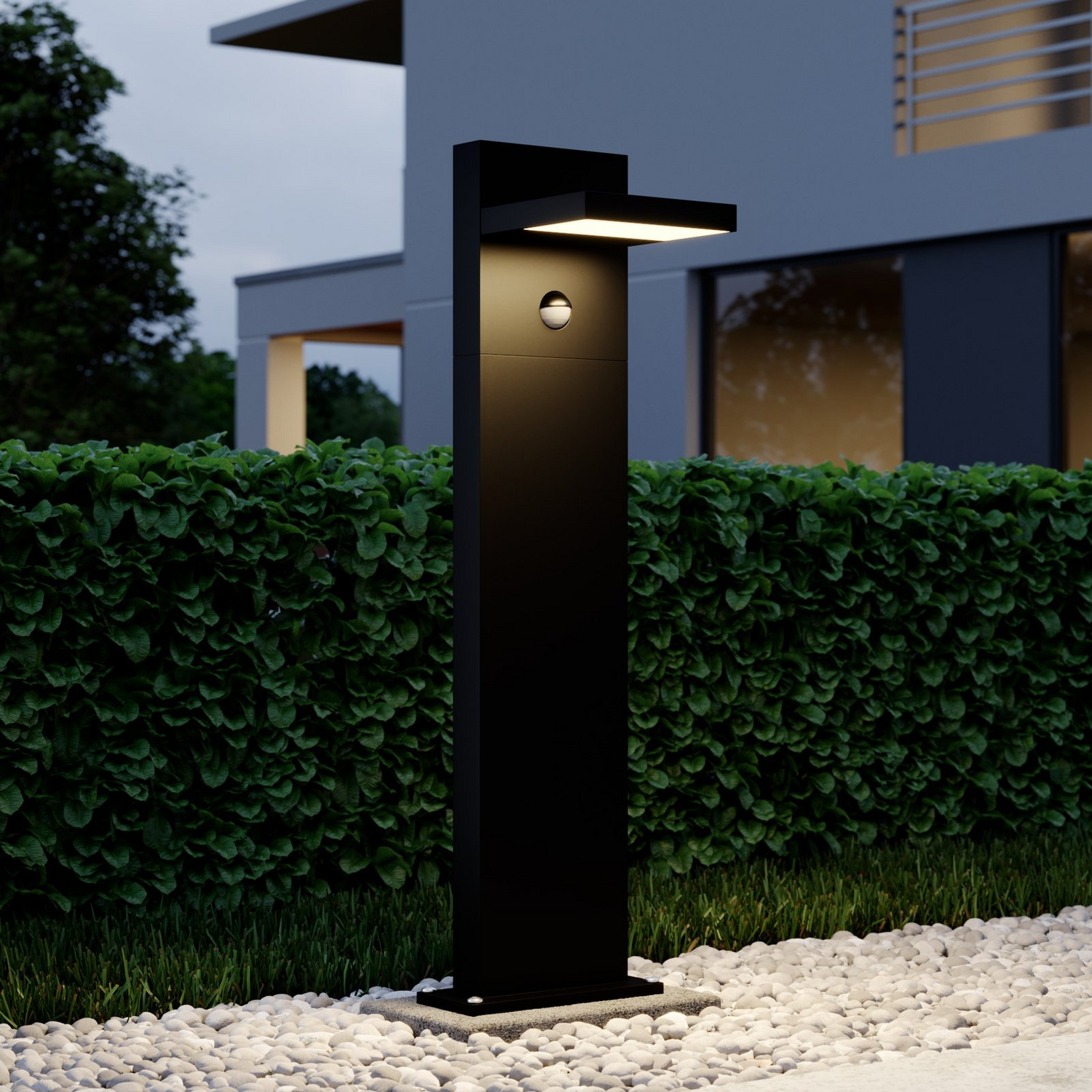 B-Ware Lucande Led Pollerleuchte Wegeleuchte Gartenlampe Silvan Bewegungssensor Led 960