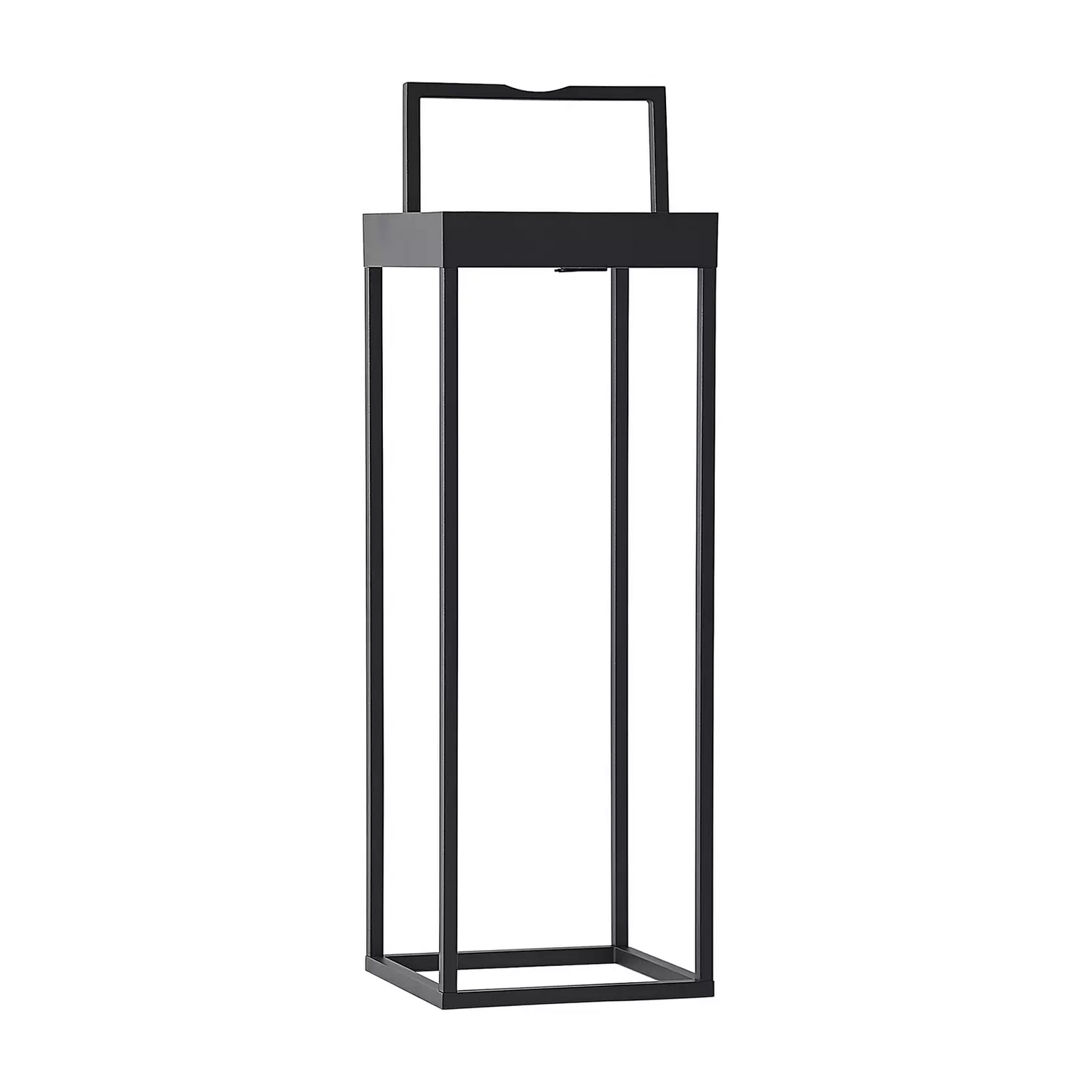 B-Ware Lucande Solarleuchte Gartenlampe Led Außenleuchte Schwarz Aluminium Lynzy 58 Cm