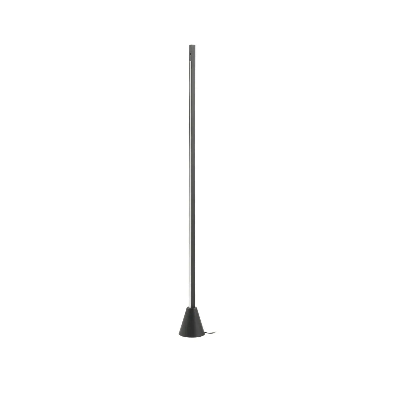 B-Ware Lucande Stehleuchte Linija Standlampe Led Schwarz Sensor Dimmer 110 Cm 17 W 3000 K