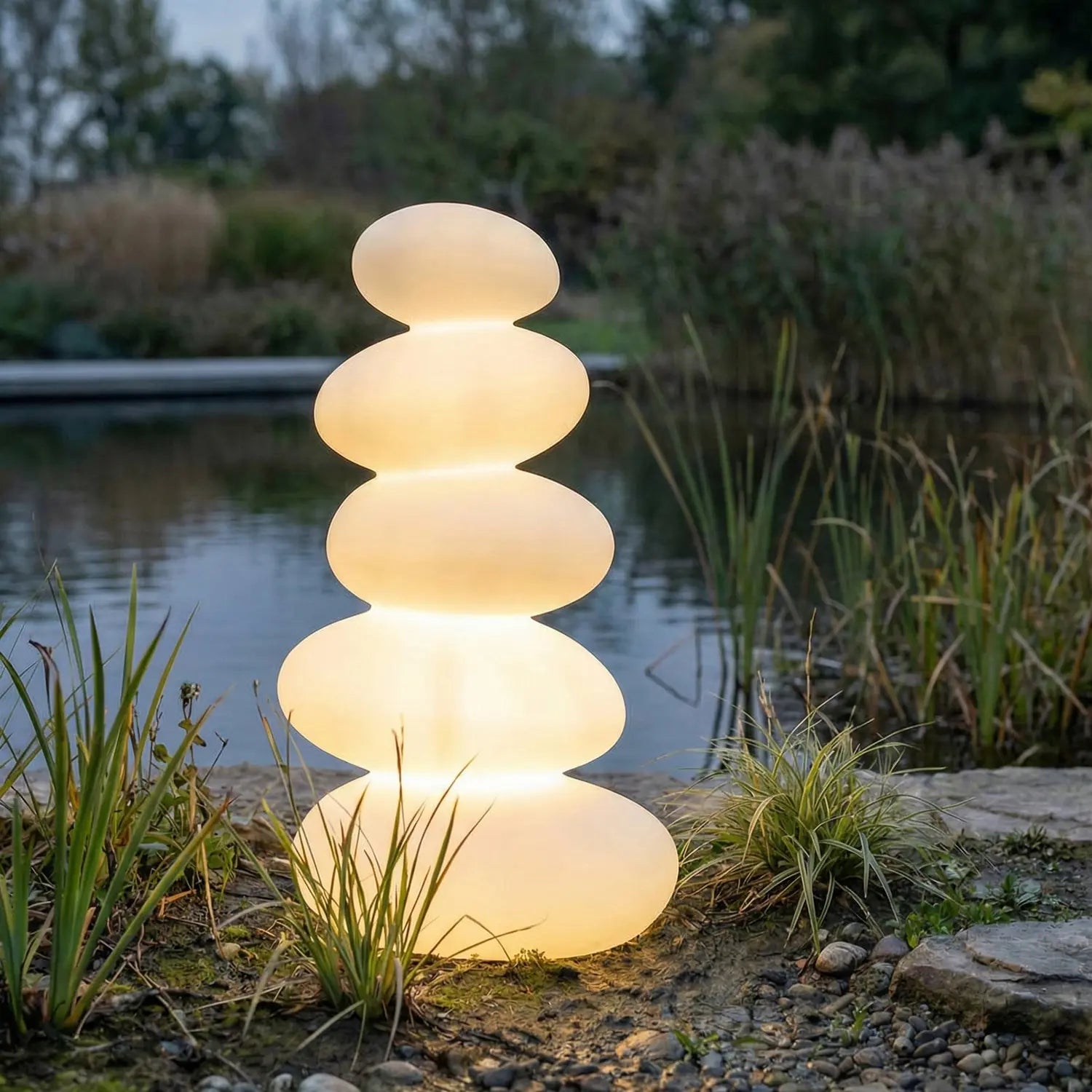 B-Ware Stehleuchte Außenlampe Lucande Led Lampe Soriel Fernbedienung Weiß Ip54