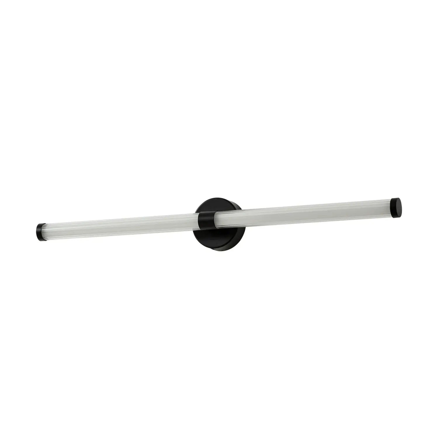 B-Ware Lucande Wandleuchte Wandlampe Led Melisa Schwarz Glas Badezimmer 90 Cm Ip44 Cct