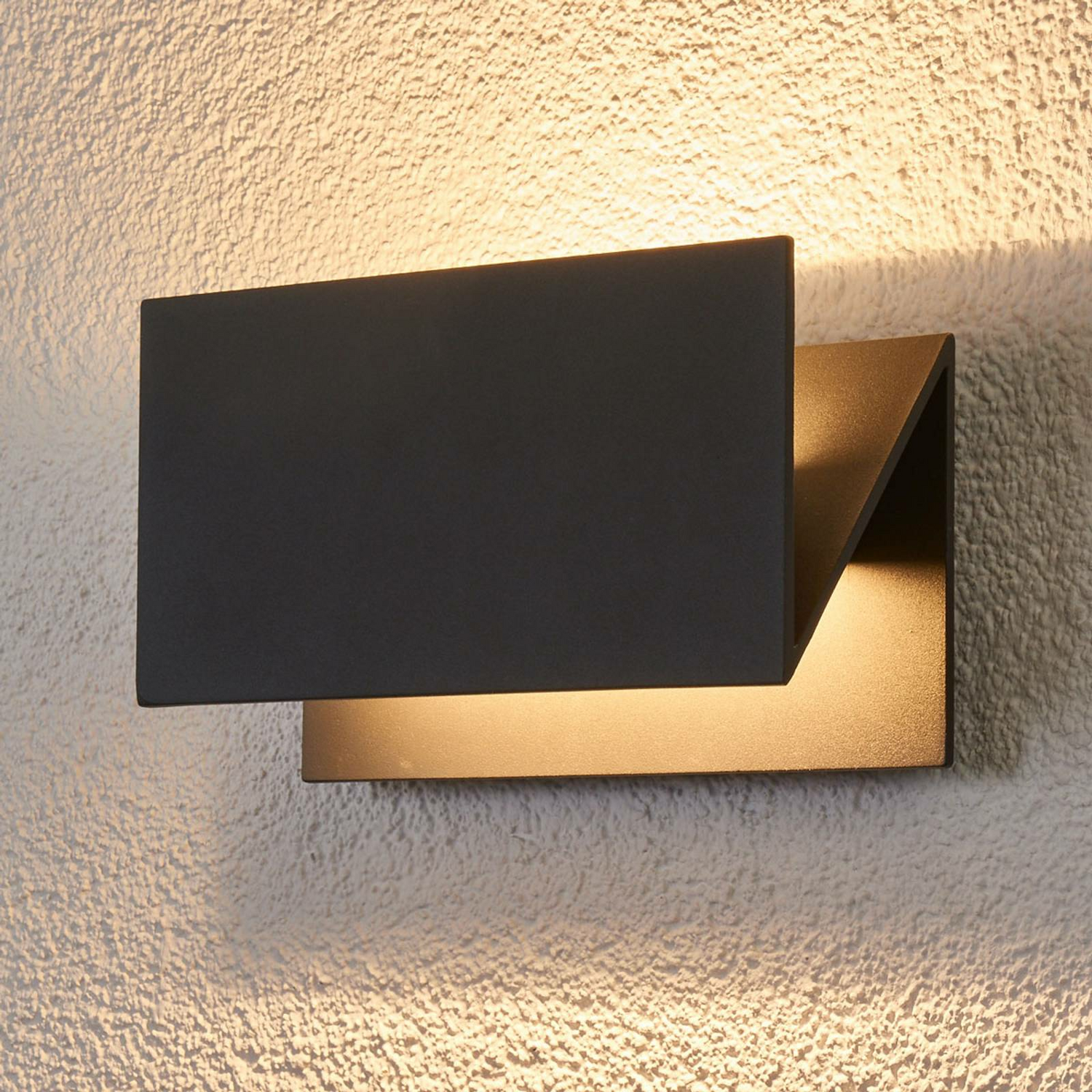 B-Ware Lucande Moderne Led Außenwandleuchte Meja Außen Wandleuchte Leuchte Lampe Ip54