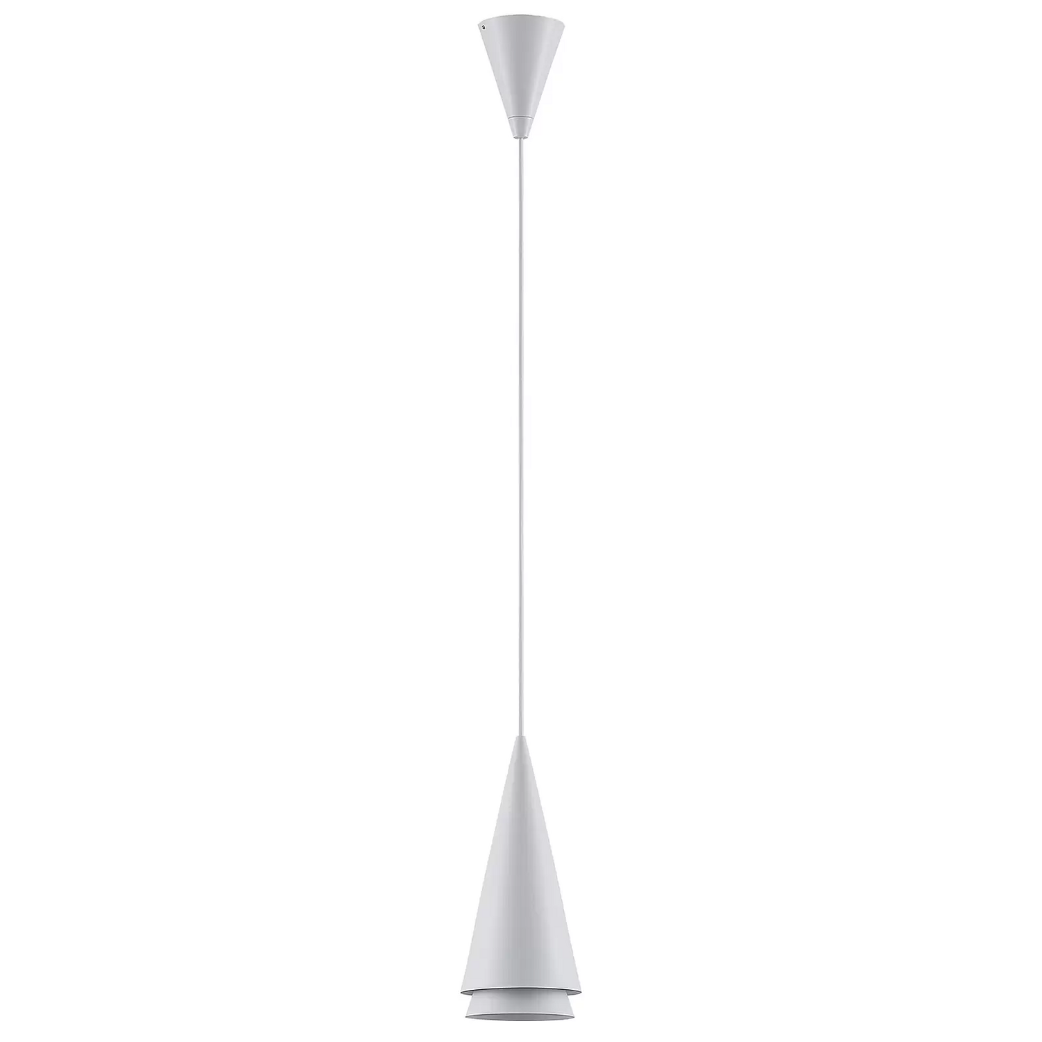 B-Ware Lucande Naoh Hängeleuchte Einflammig Weiß Hängelampe Deckenlampe Deckenleuchte