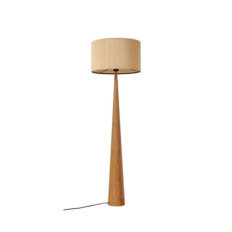 B-Ware Lucande Stehleuchte Lampe Fabrena Naturfarben Bambus Höhe 138cm E27 Led Leuchte