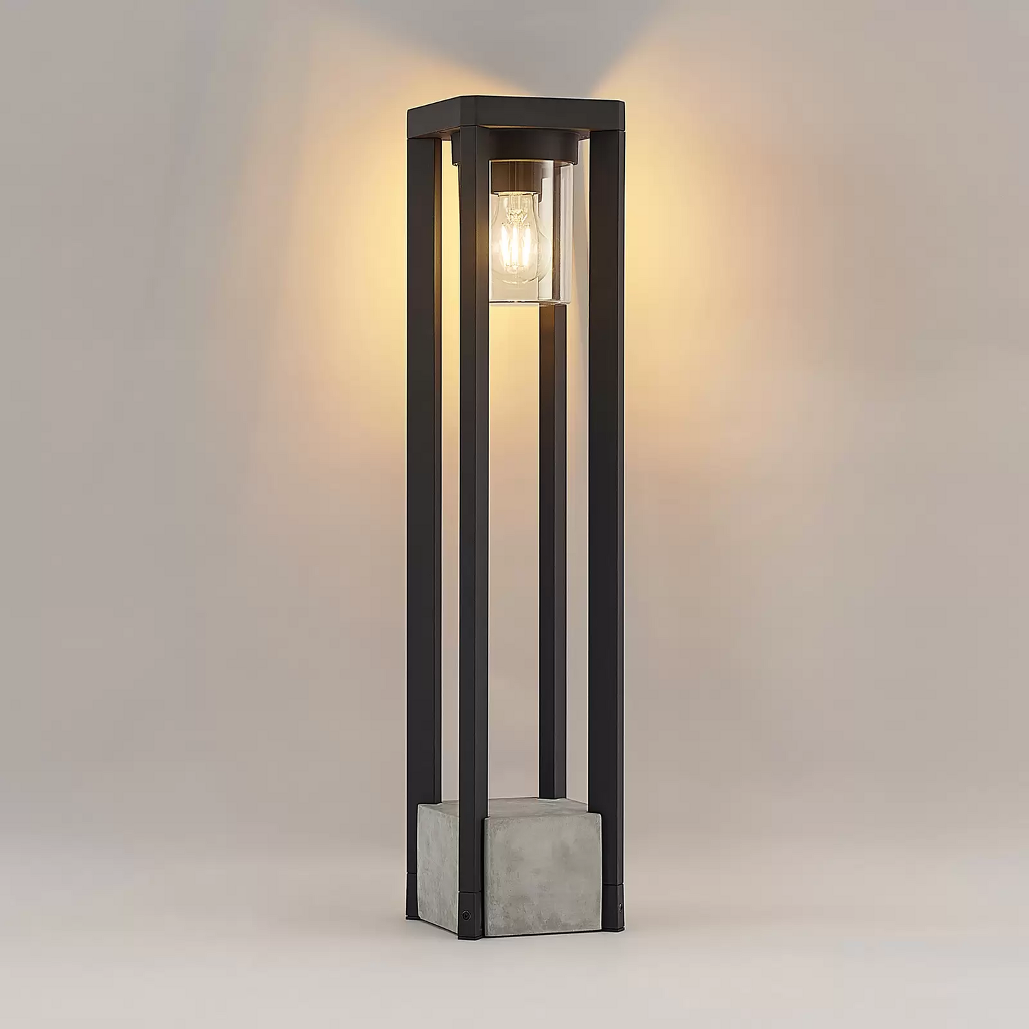 B-Ware Lucande Kalisa Wegeleuchte Eckig Sockelleuchte Leuchte Lampe Deko Nachtlicht E27