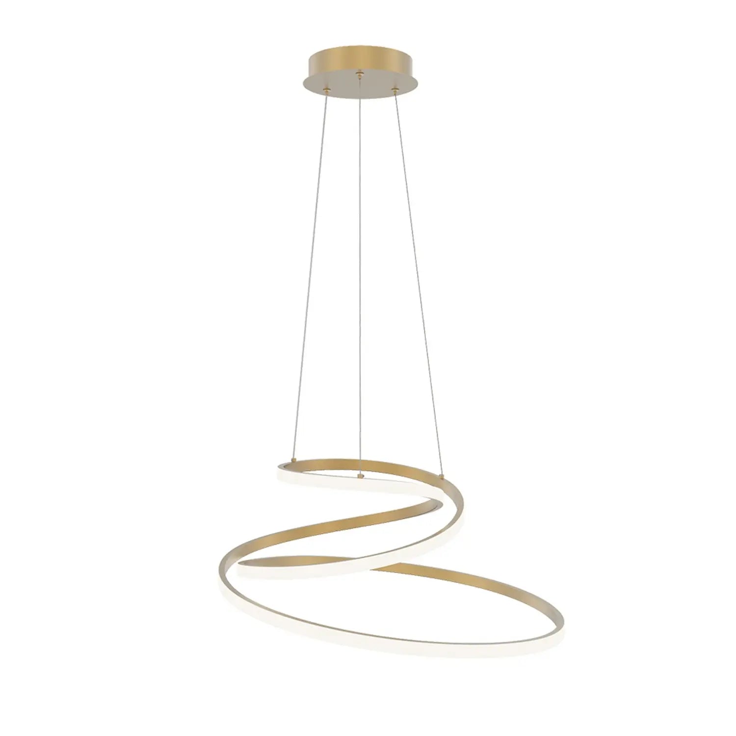 B-Ware Luce Ambiente Design Hängeleuchte Pendelleuchte Led Gold Coaster ø 60 Cm Cct